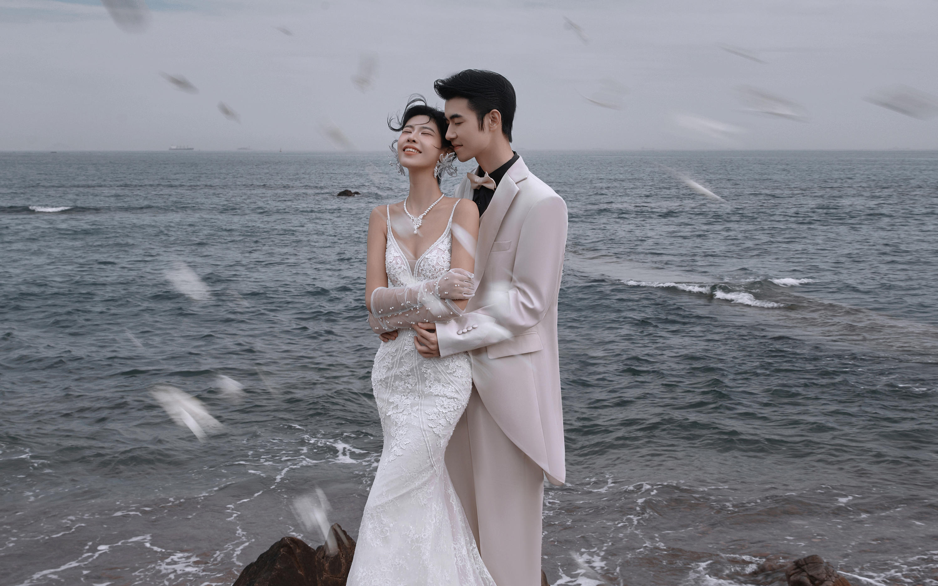 大连海景婚纱照推荐|大连婚纱照|婚纱照风格