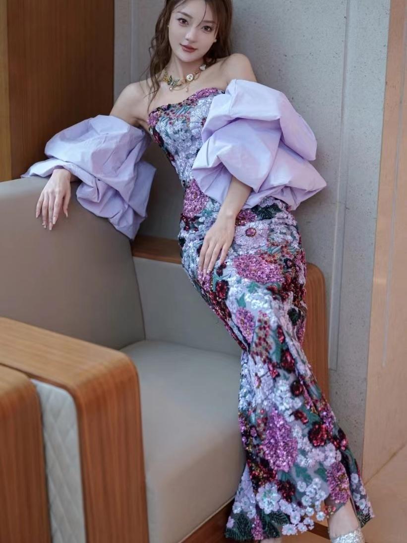 莫奈花园礼服