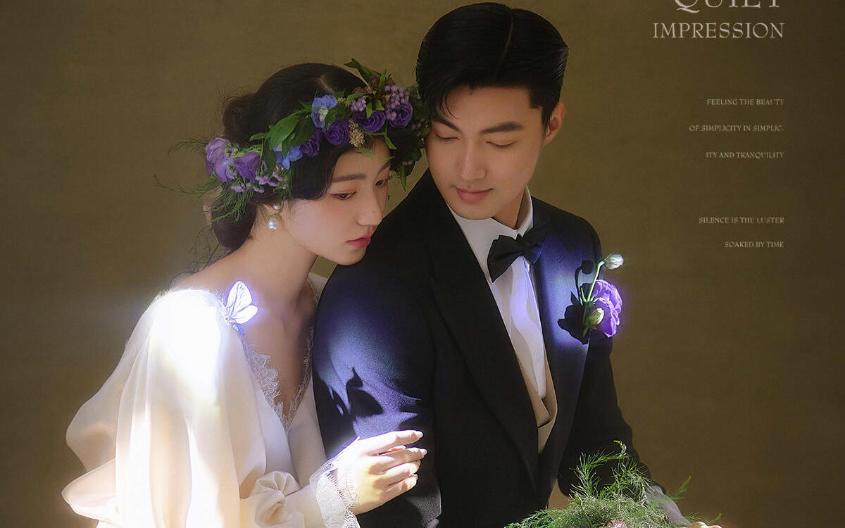 美到发光✨法式油画少女的婚纱照也太绝了