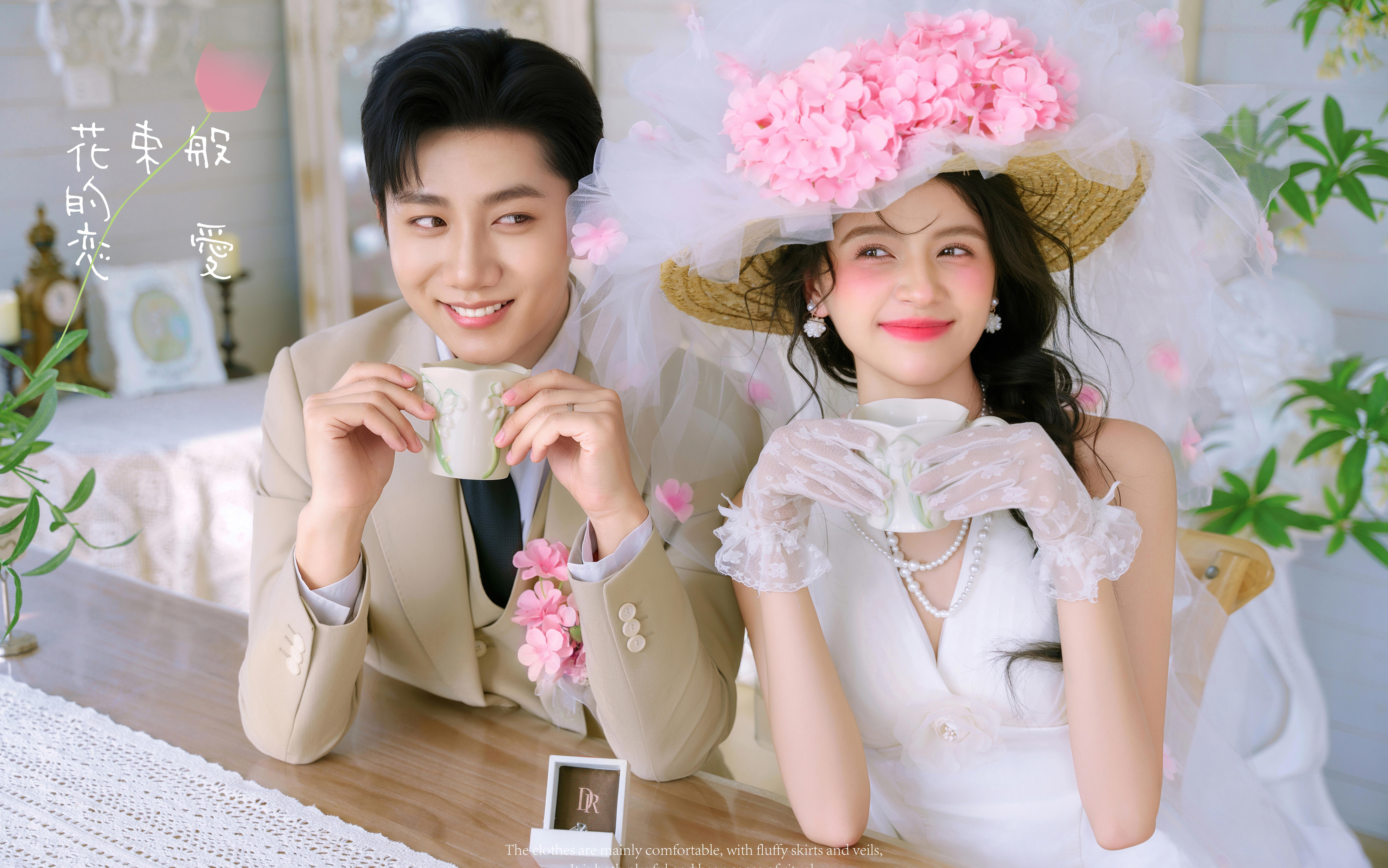 戀愛花語/花束般的戀愛/韓式花房婚紗照