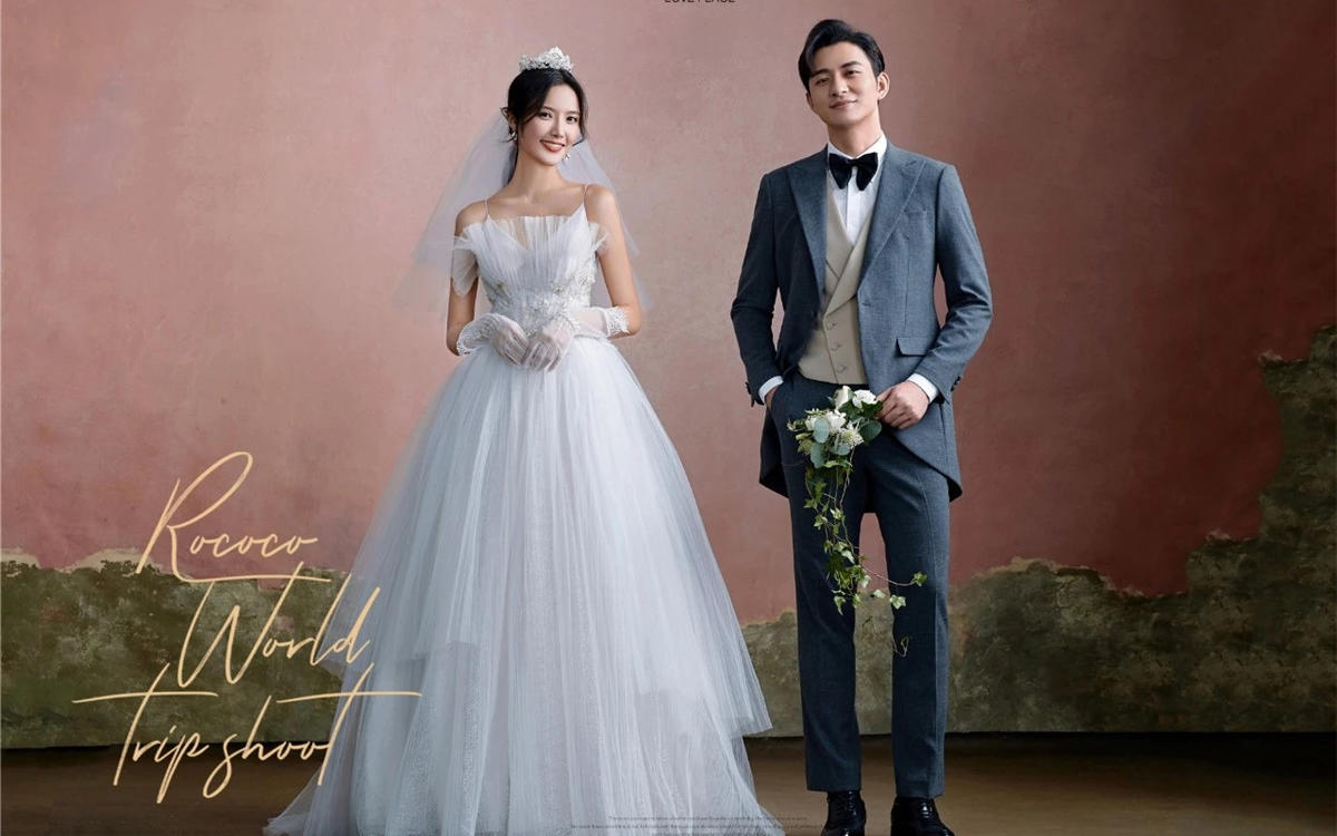 洛可可婚纱摄影—韩式婚纱照之白纱的魅力