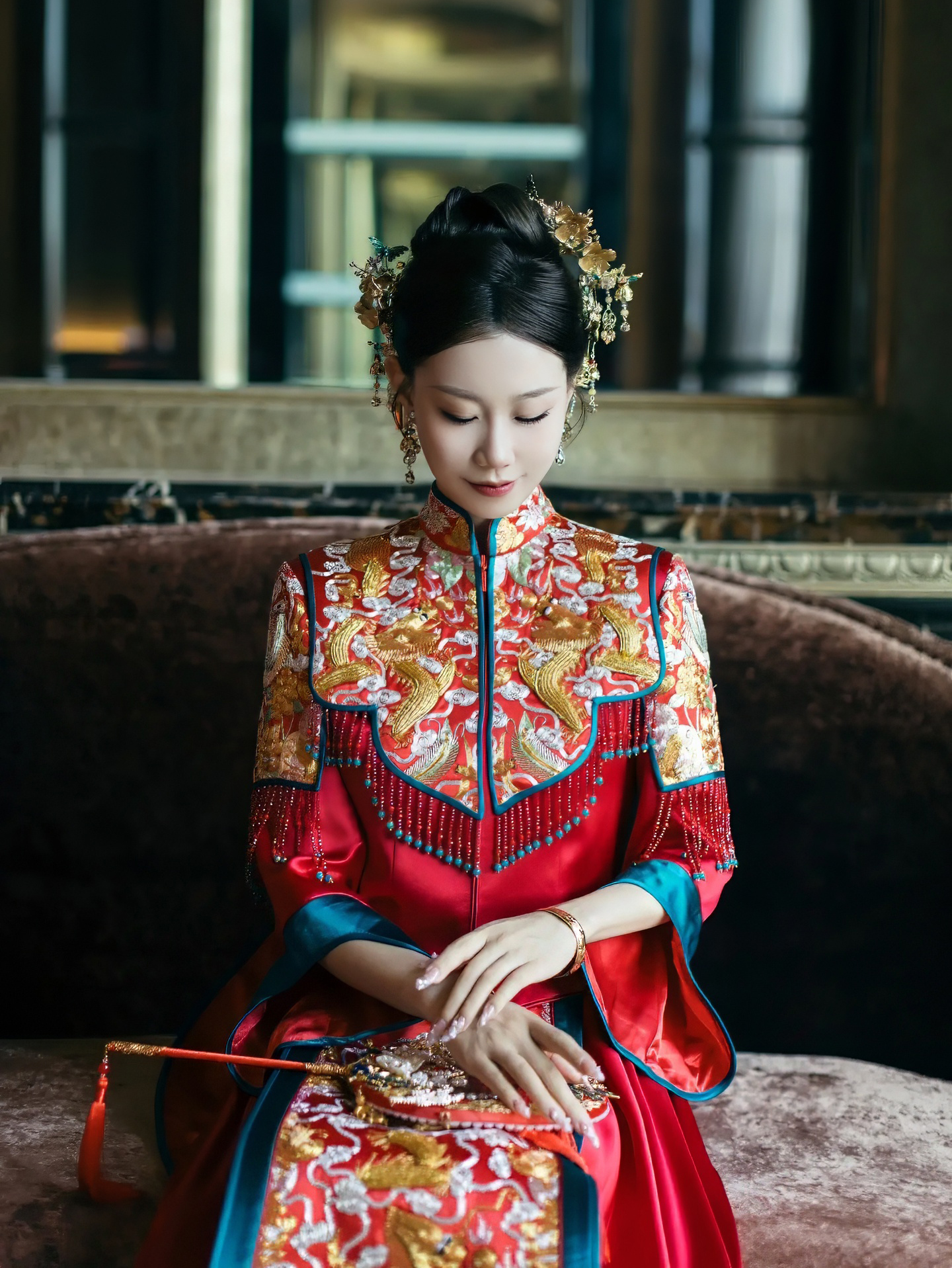 經(jīng)典秀禾中式喜嫁