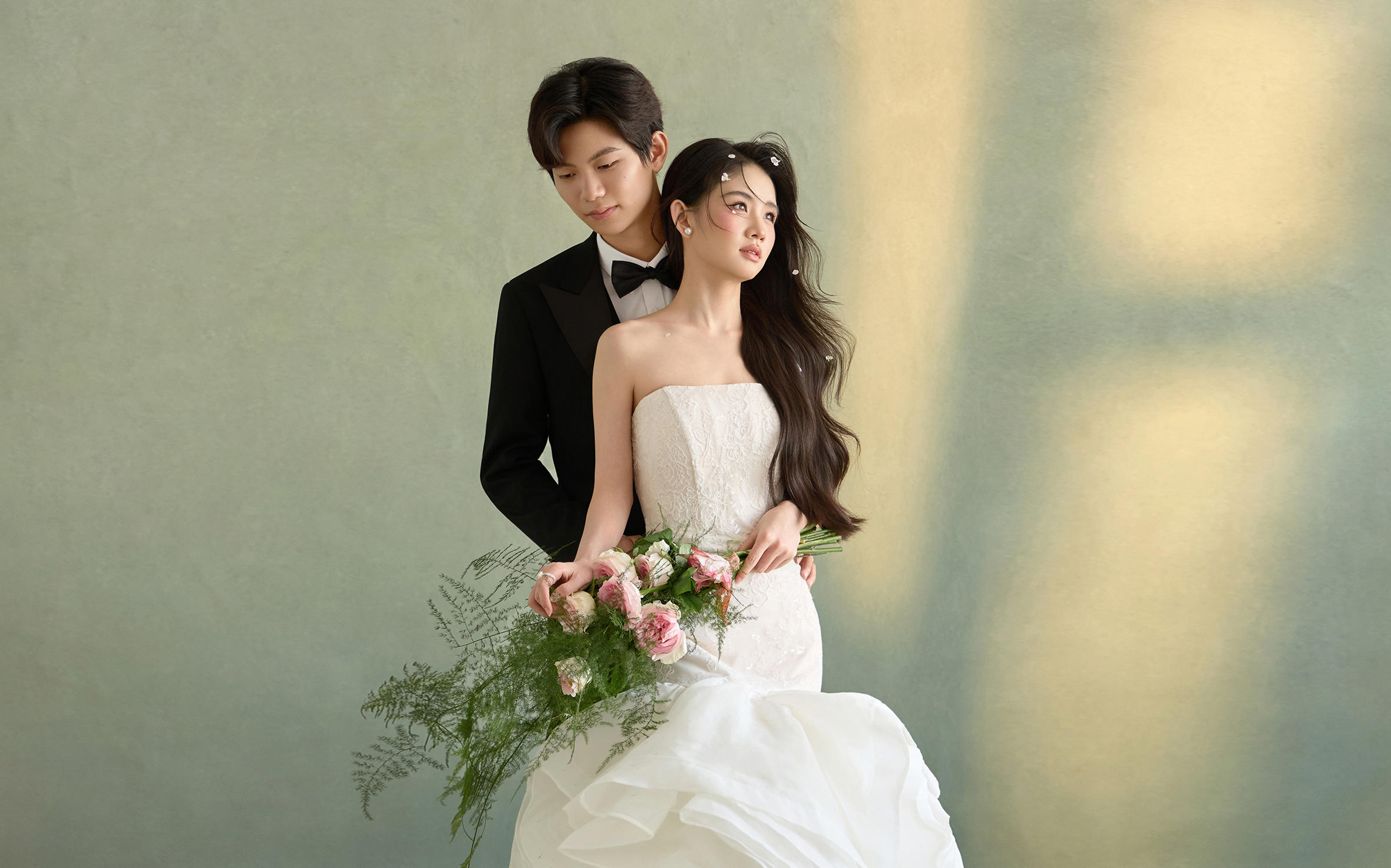 浪漫的少女感和生命力??駐馬店巨溫柔文藝油畫婚照