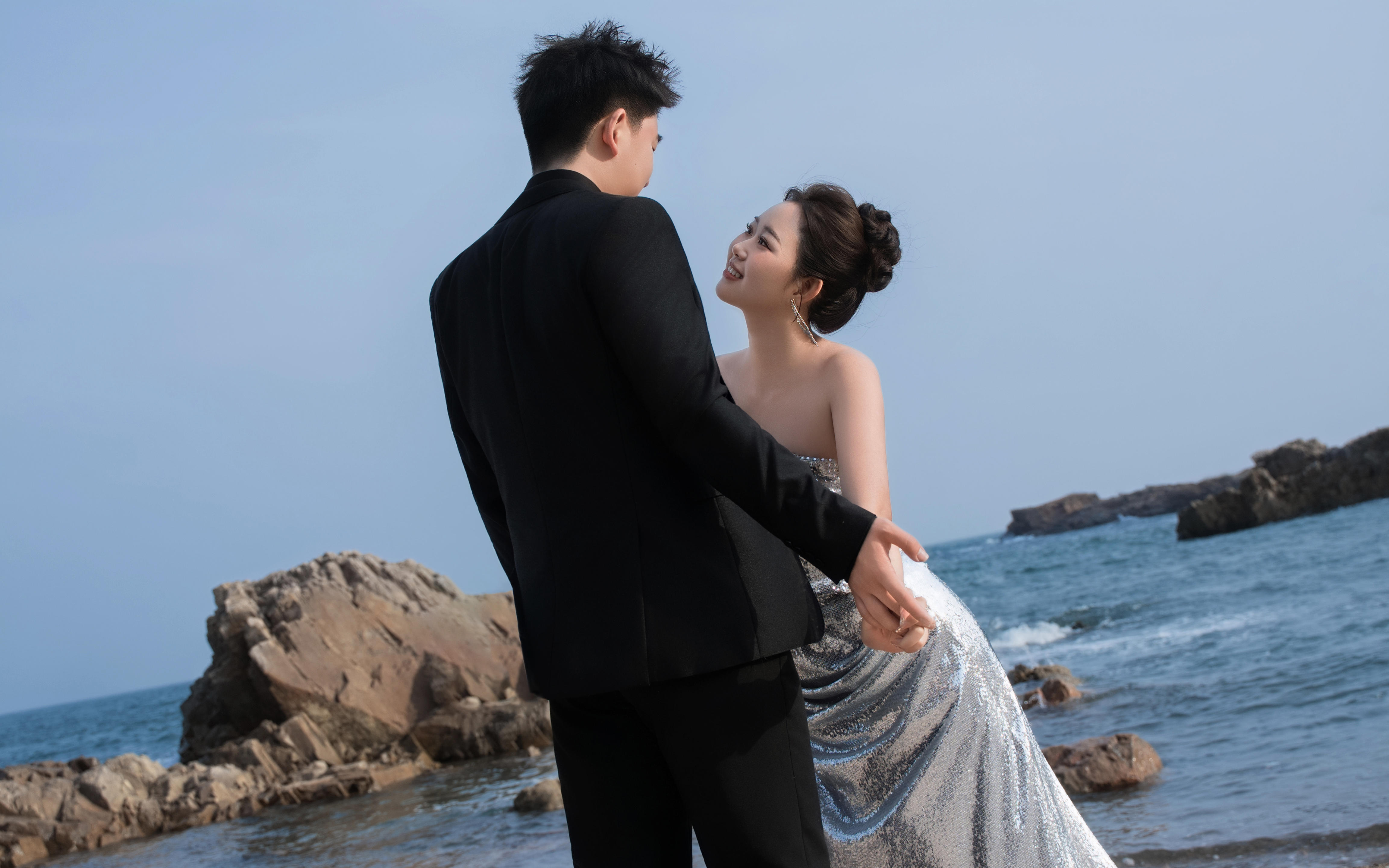 趙曉蕾夫婦/海邊沙灘系列