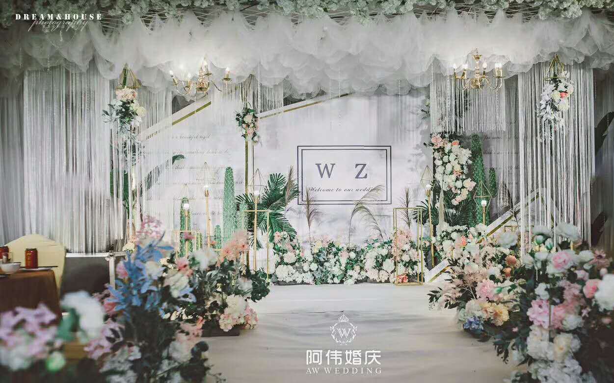 景德镇阿伟婚礼-层高2.7小清新森系婚礼好评满满