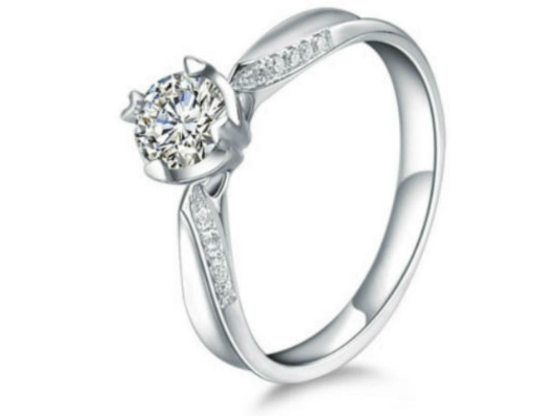 白18K金钻石女戒（皇家礼赞系列）