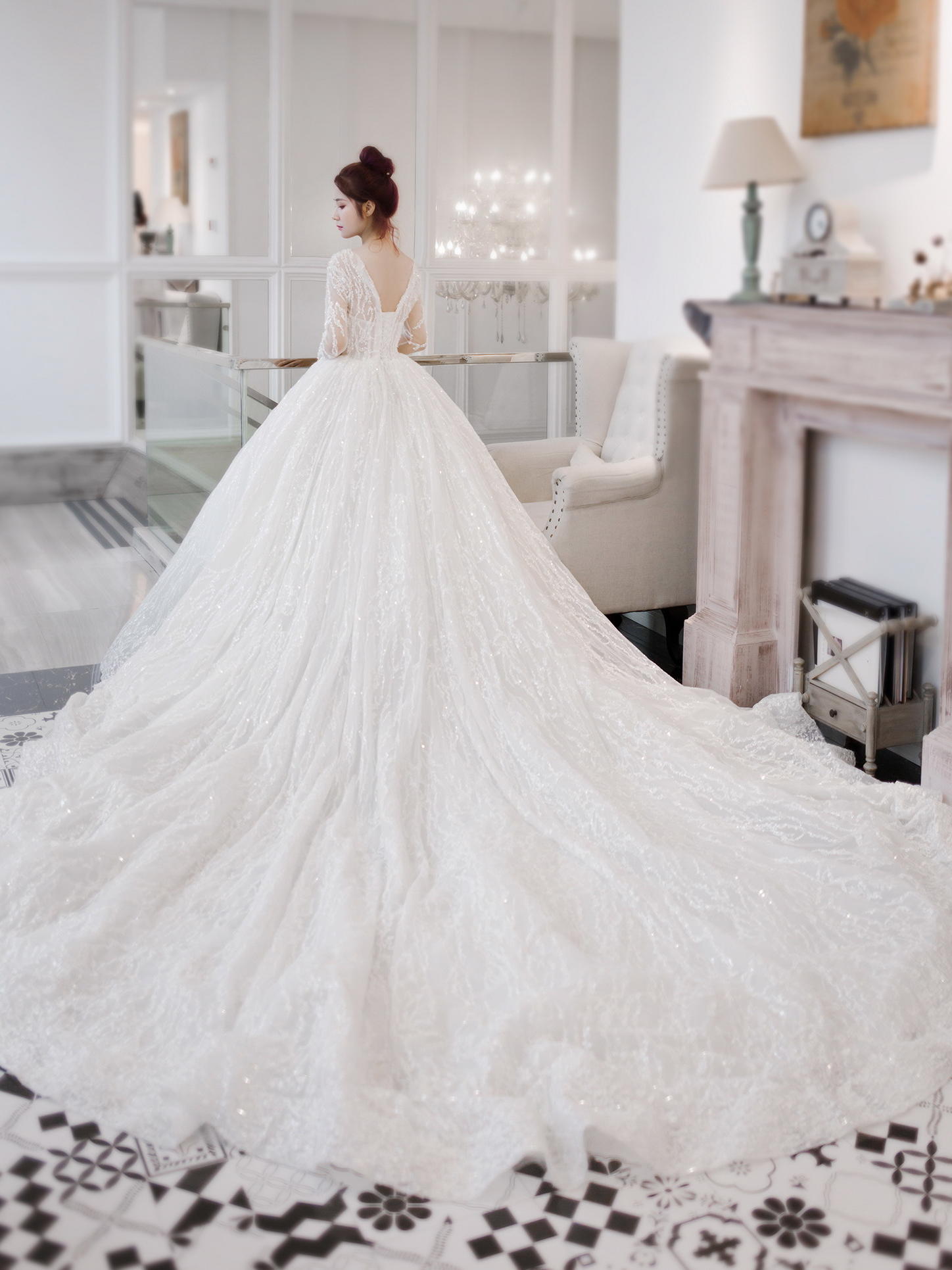 【皇后镇6999特惠主纱套系】甜美可人