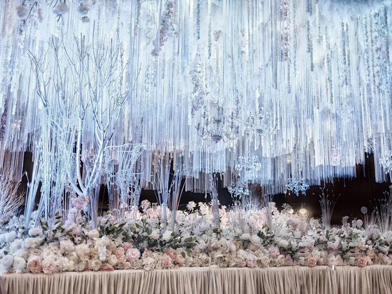 概念设计婚礼美学-白色欧式室内奢华浪漫婚礼