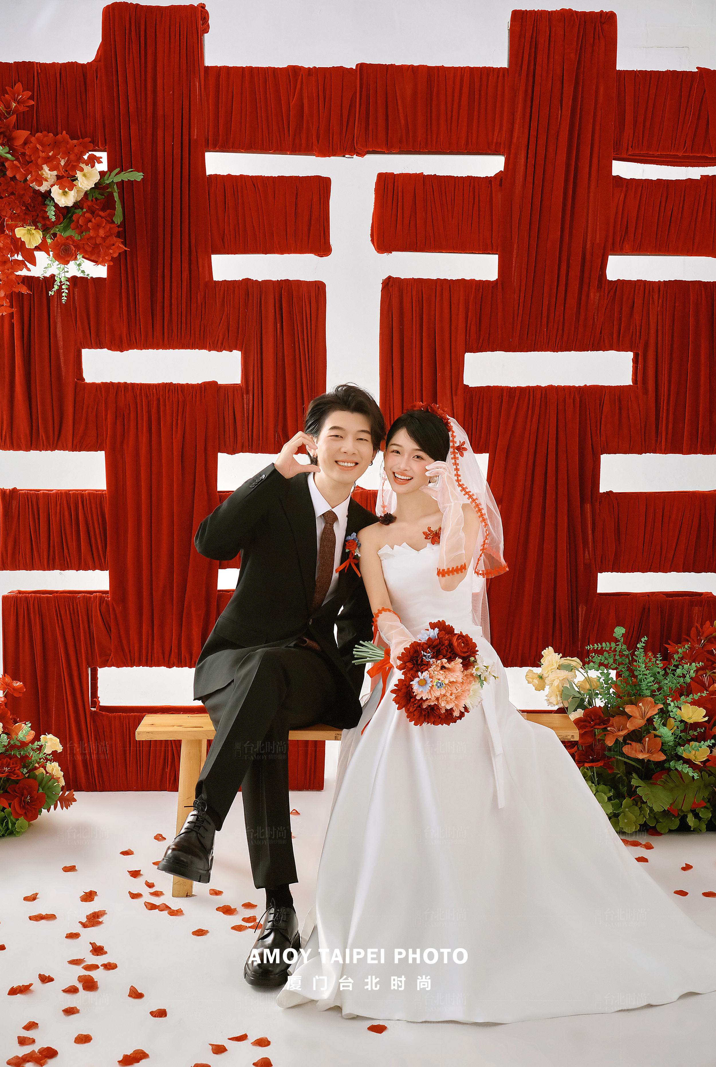 超大立体“囍”字 太有结婚的氛围感了🎈