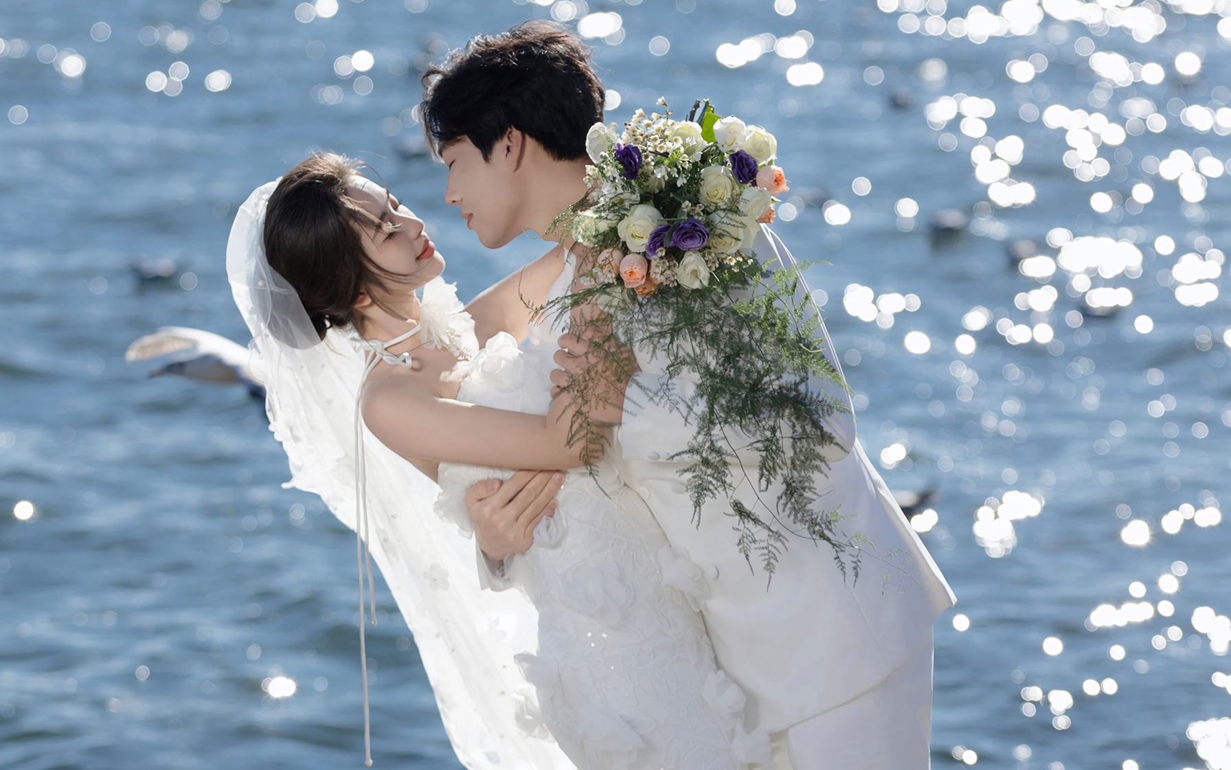 疯狂心动 海景婚纱照谁拍谁出片