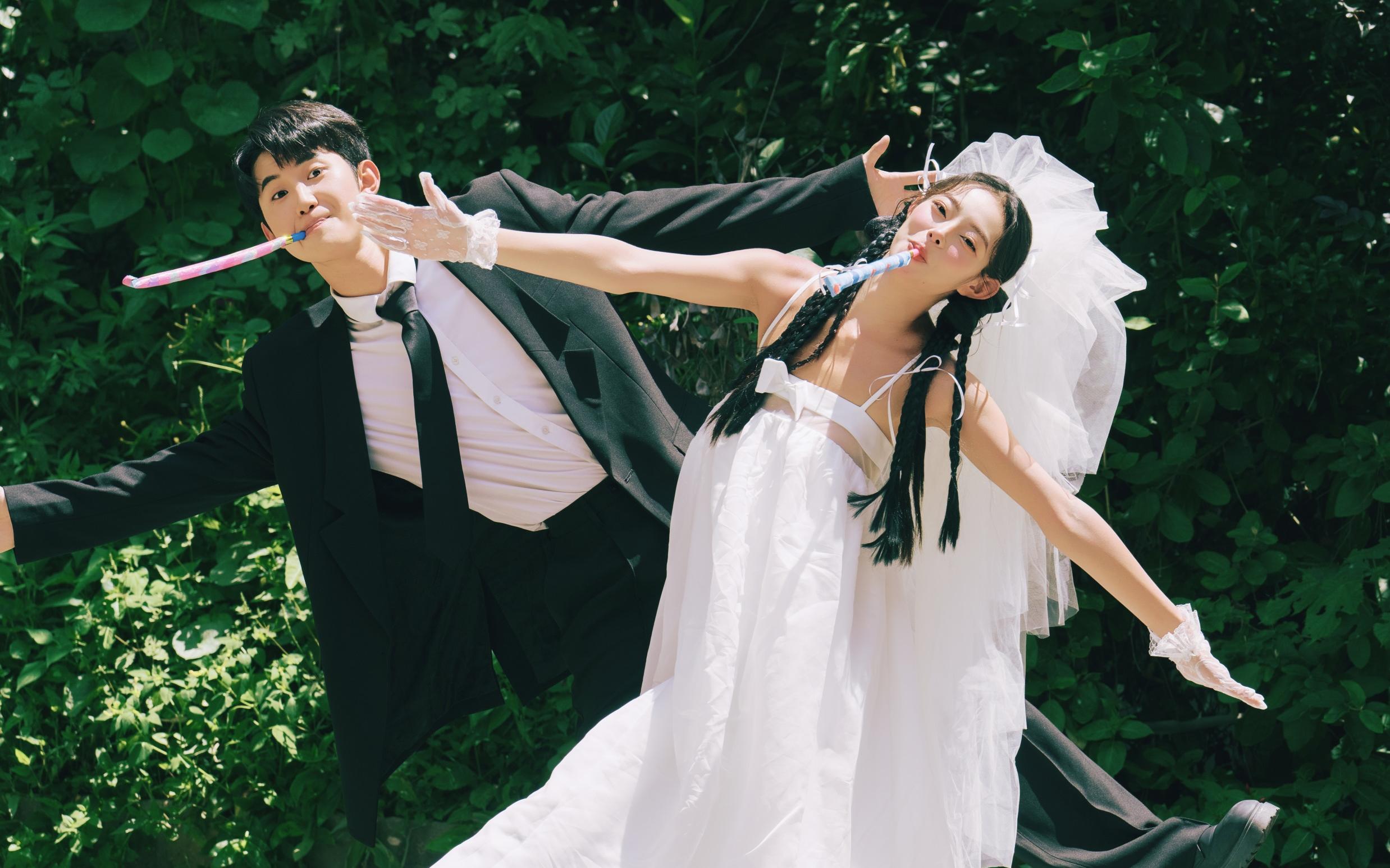 【戀愛物語】小清新自由街拍婚紗照