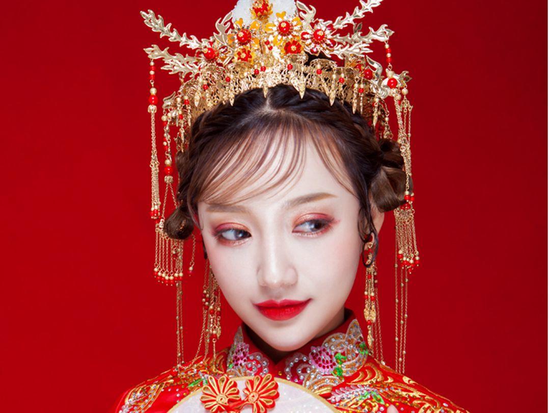 女神必选[首席档]全日跟妆4套造型韩式风尚新娘妆