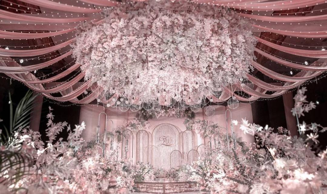 【浪漫粉色系】私人订制梦幻粉色系婚礼