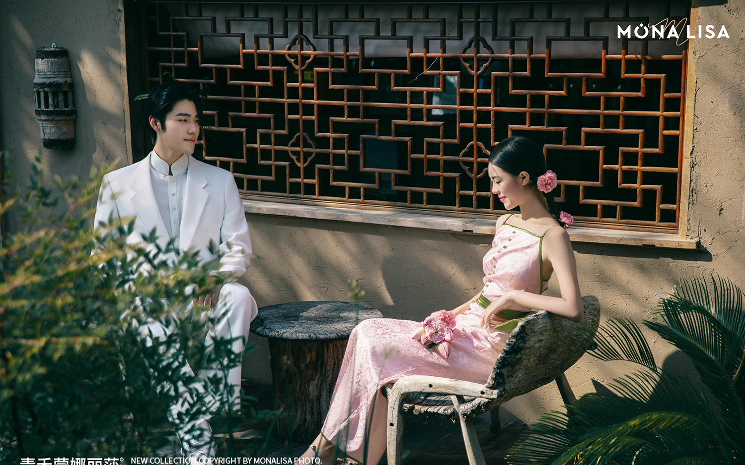 新中式園林婚紗照，古典與現代的完美融合