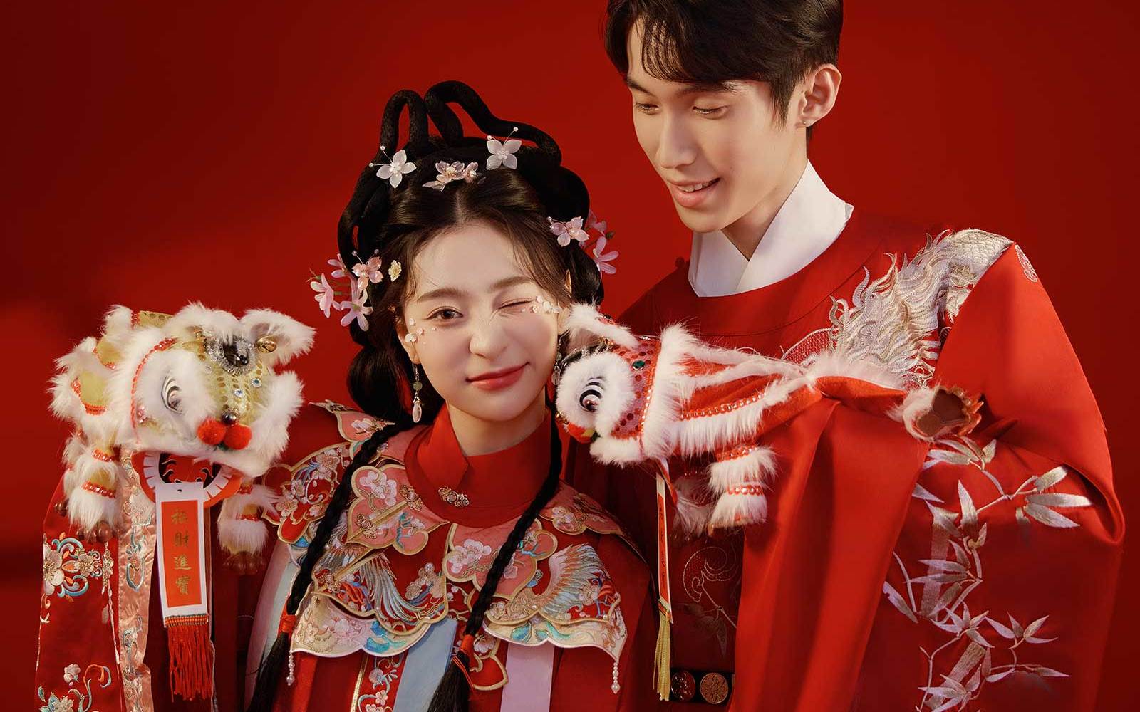 甜妹之選??明制漢服婚紗照真的巨出片