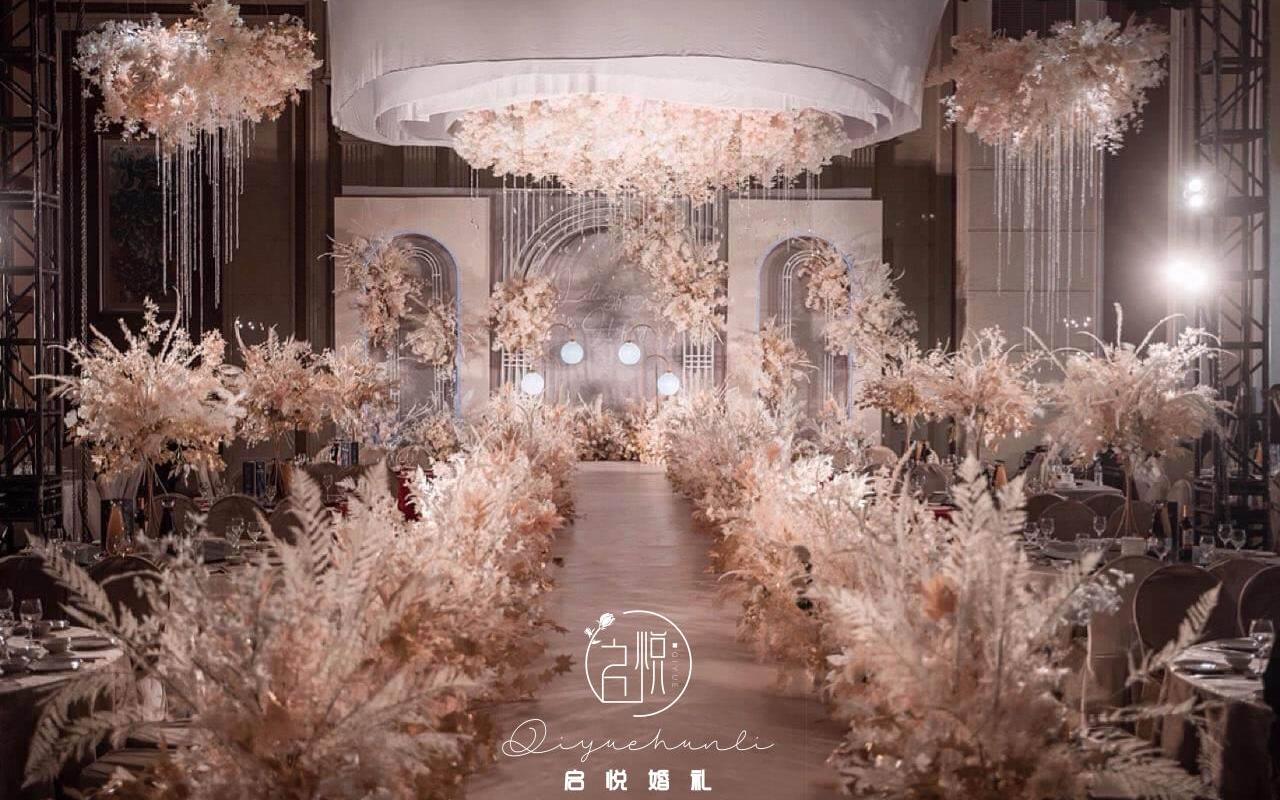 浪漫唯美|香槟色西式婚礼