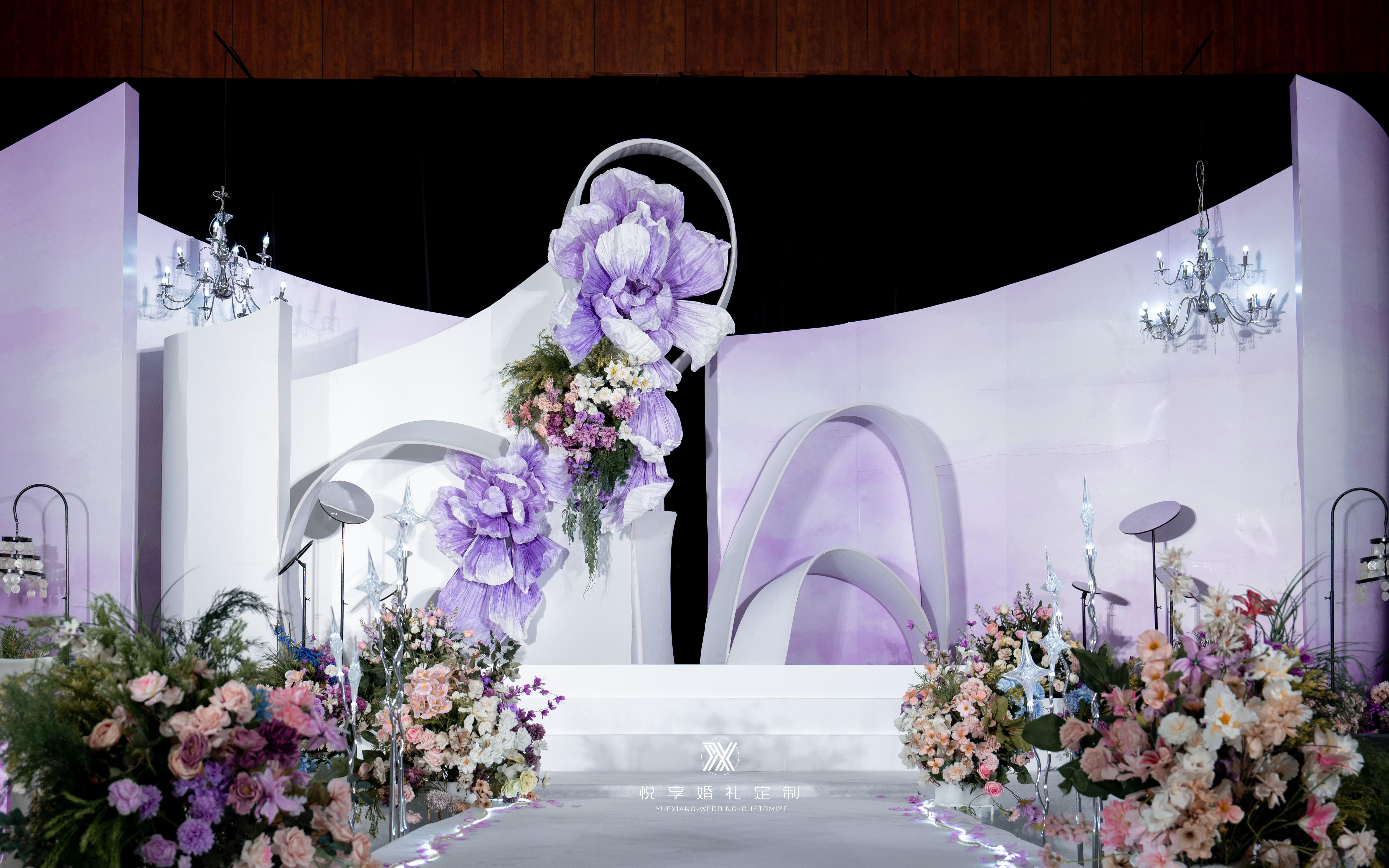 【悦享婚礼】高级感的韩式紫色婚礼