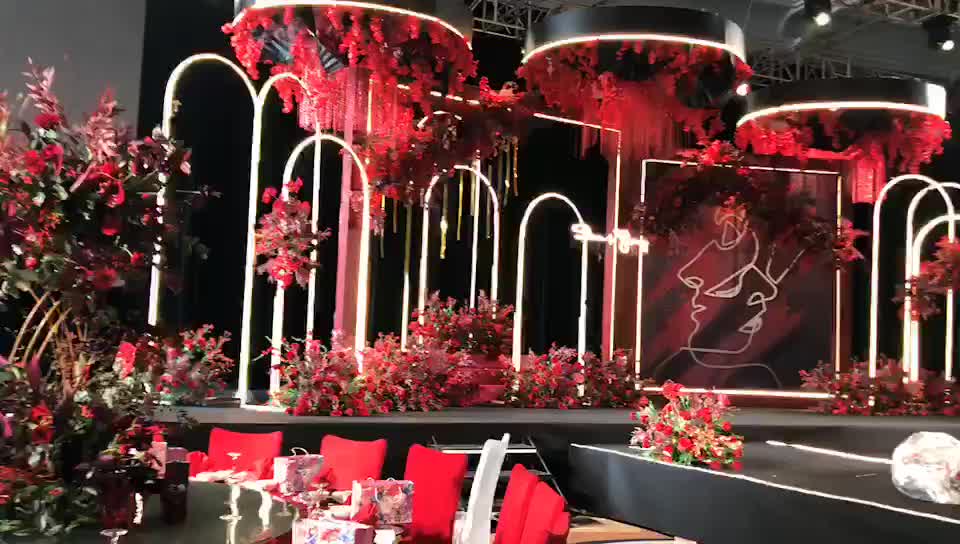 【良景花意】 全真花|黑与红