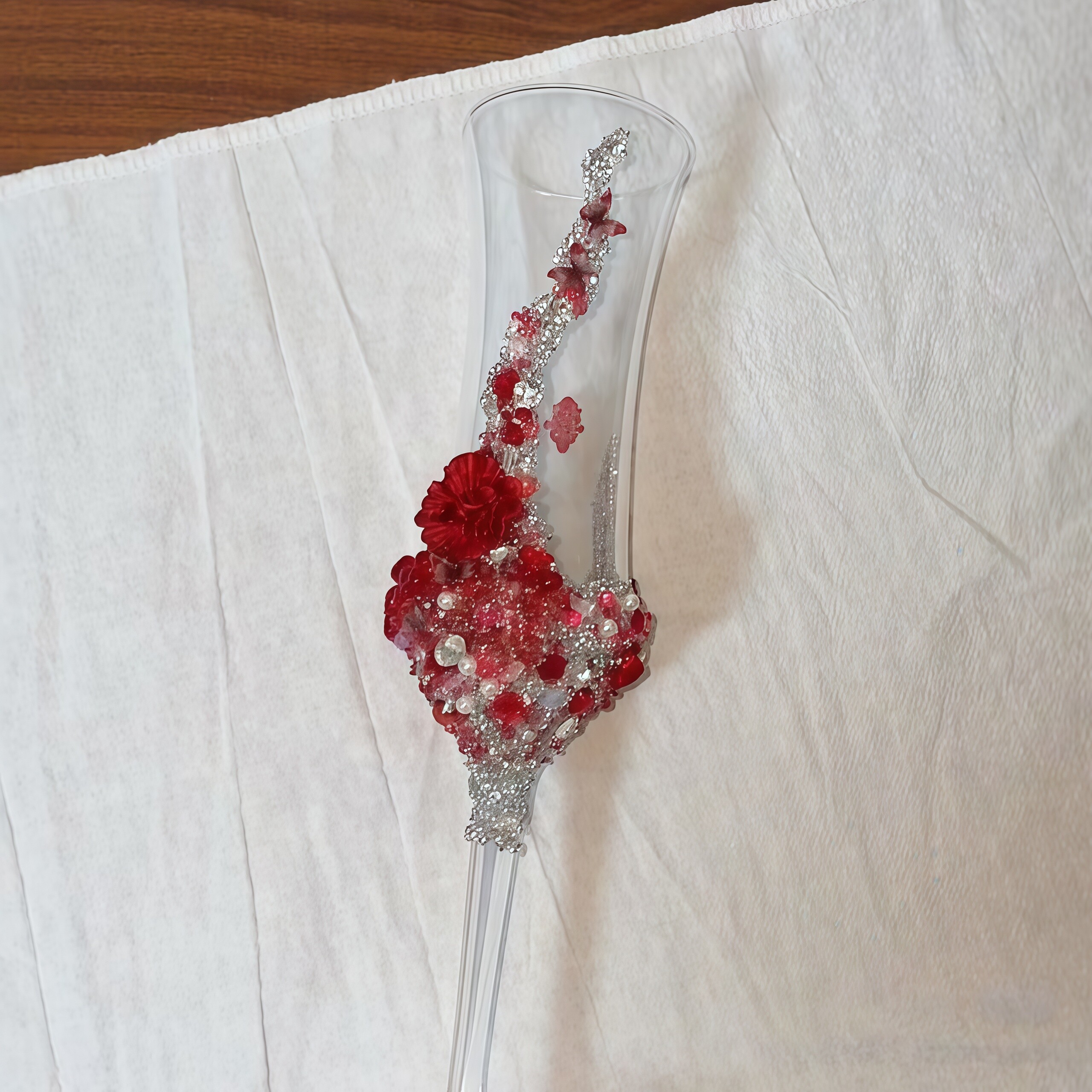 敬酒杯diy一对婚礼礼盒结婚材料包高级感香槟杯新娘婚庆订婚礼物