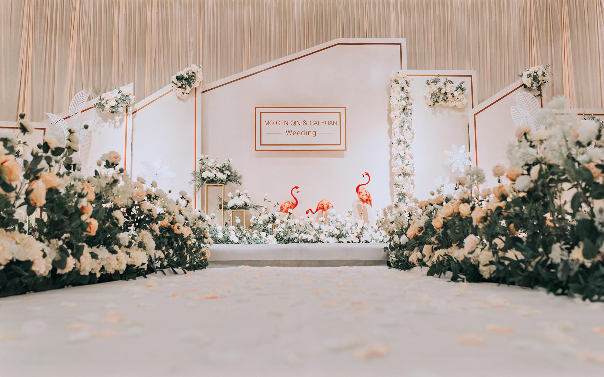2019婚礼纪实，精修50张。