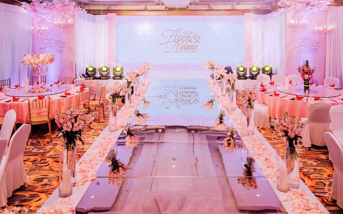 今生缘婚礼策划《少女心嫩粉色樱花主题婚》主题婚礼