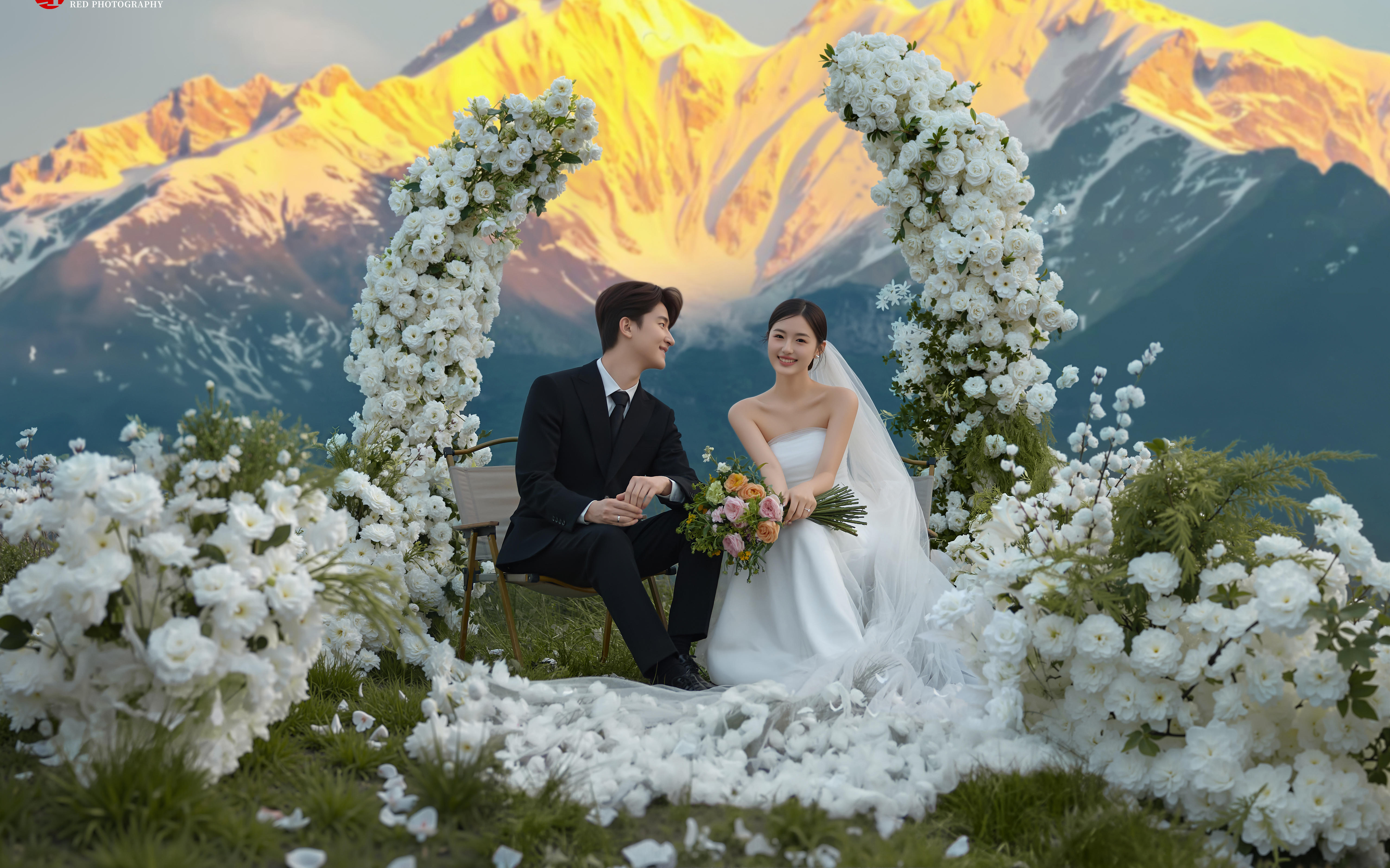 勇敢的人先享受丨日照金山婚纱照我拍了