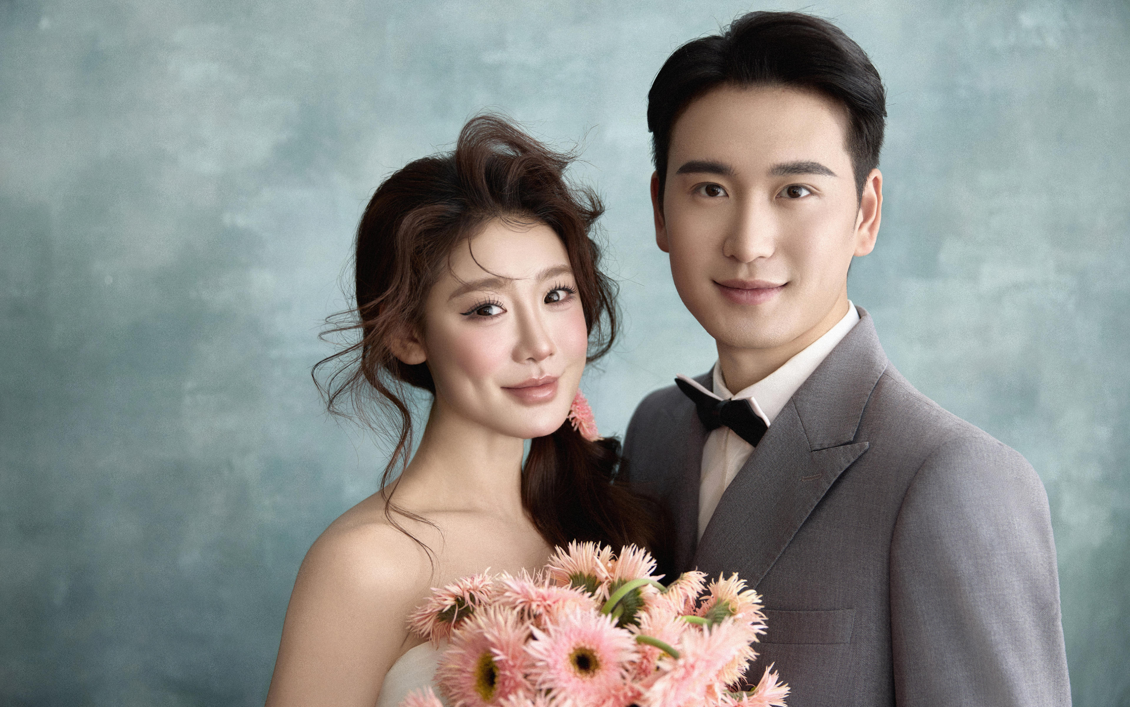 泰安小富婆专属的少女感油画婚纱照