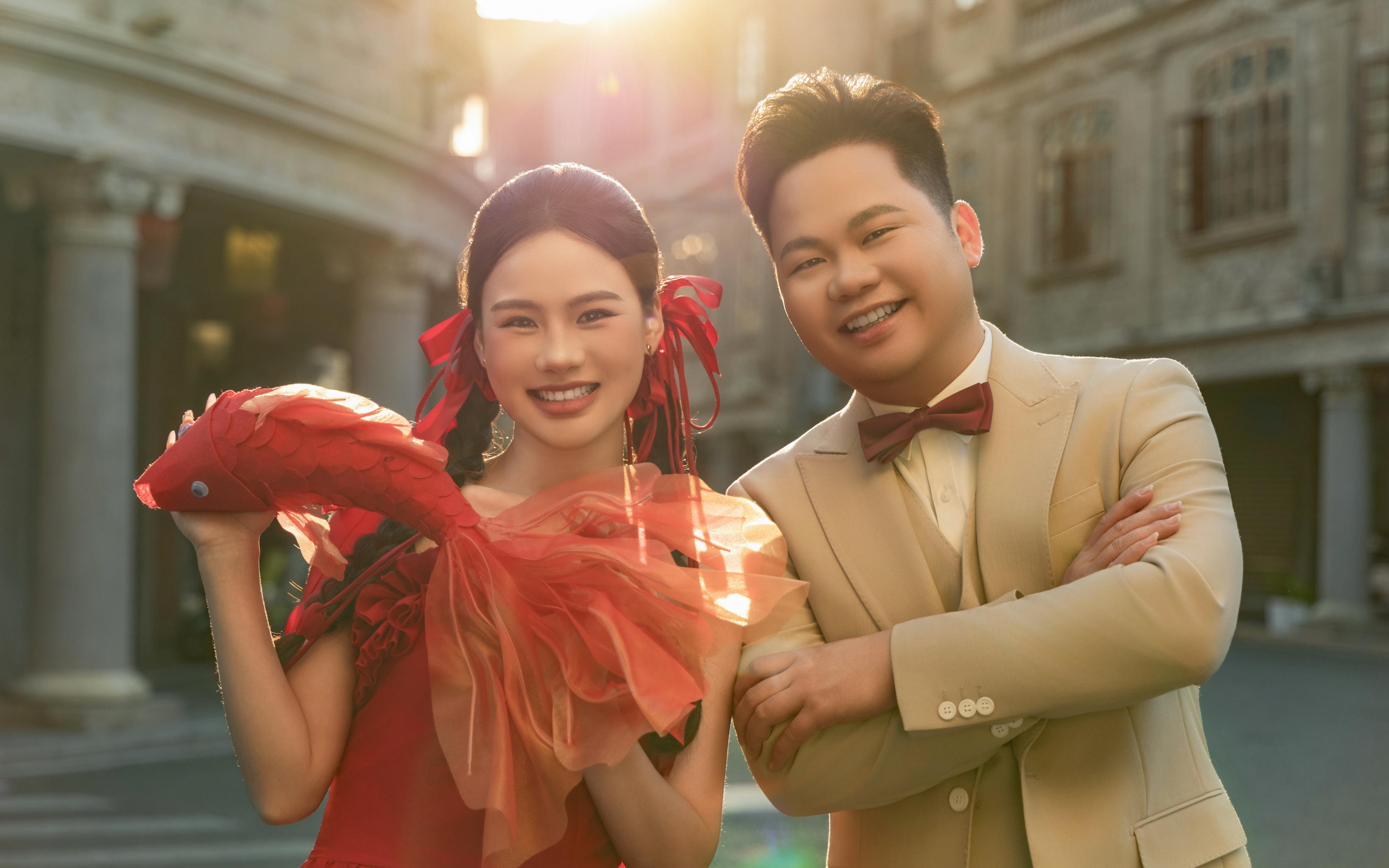 在汕头老城区自由感拉满的喜嫁街拍婚纱照 ❤