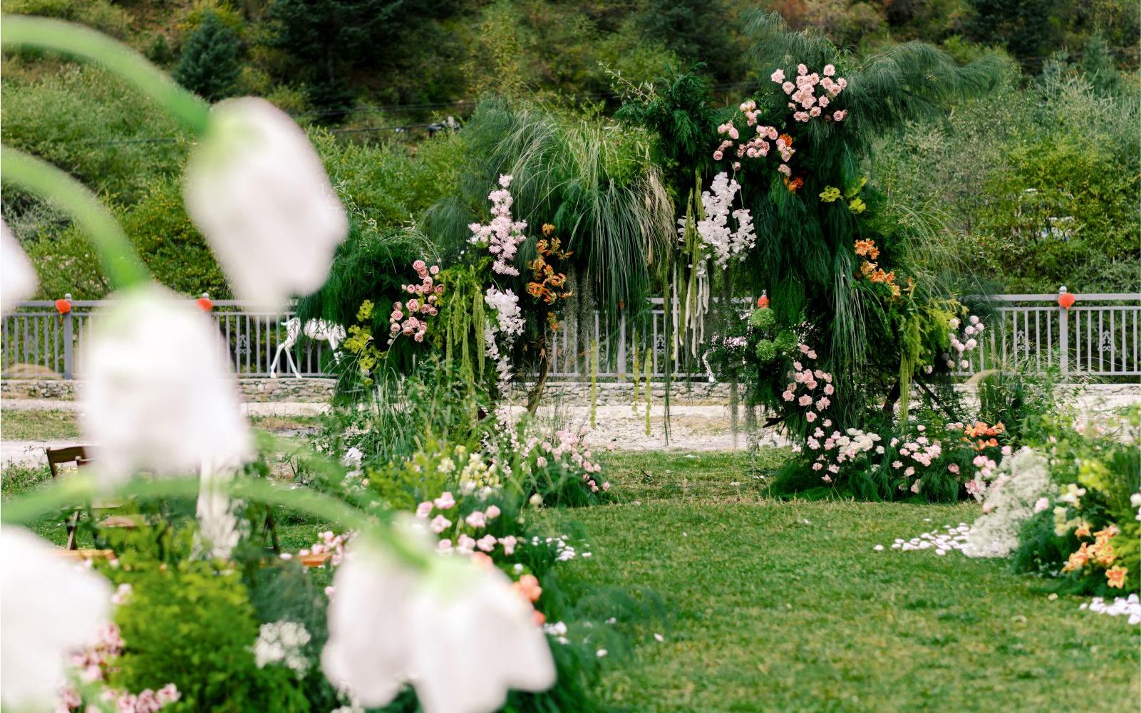 蓝戒指婚礼--川西目的地婚礼--森野花屿