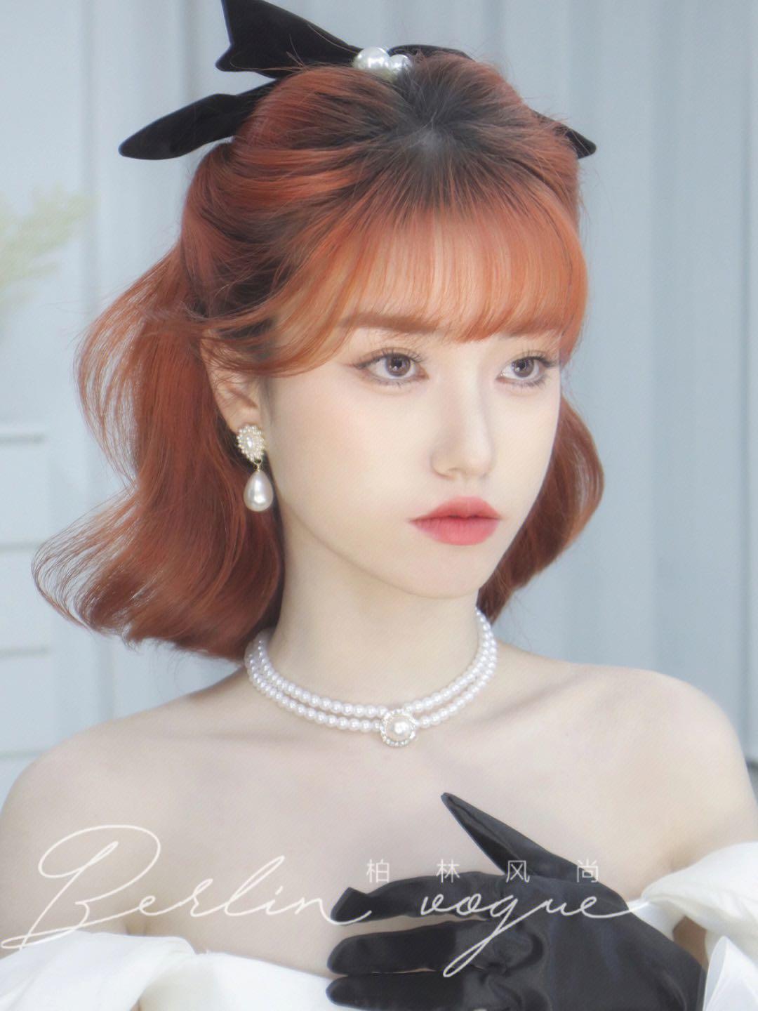 齐肩短发的新娘来福利啦