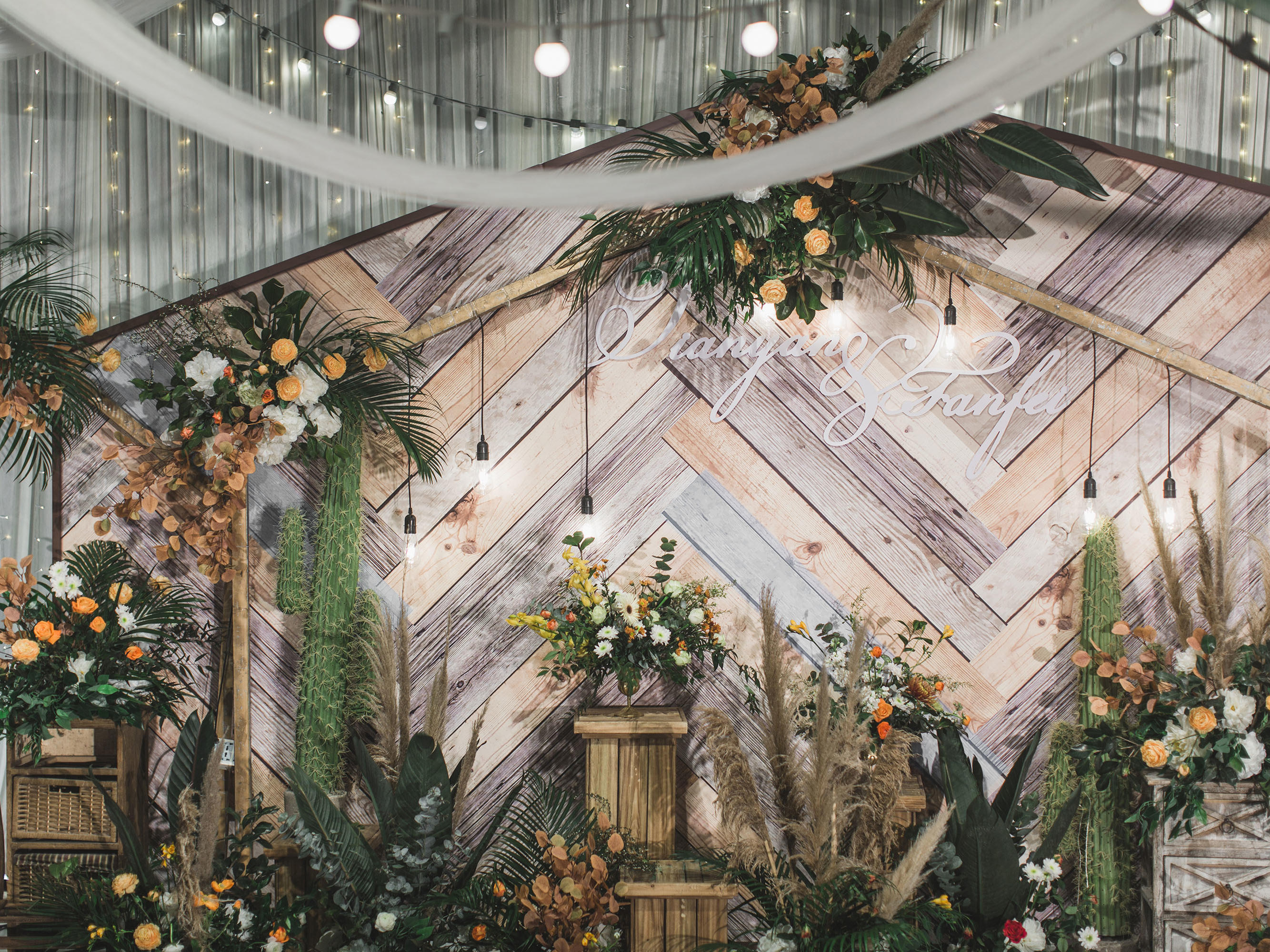 【2020优选】森系室内ins风 小清新婚礼