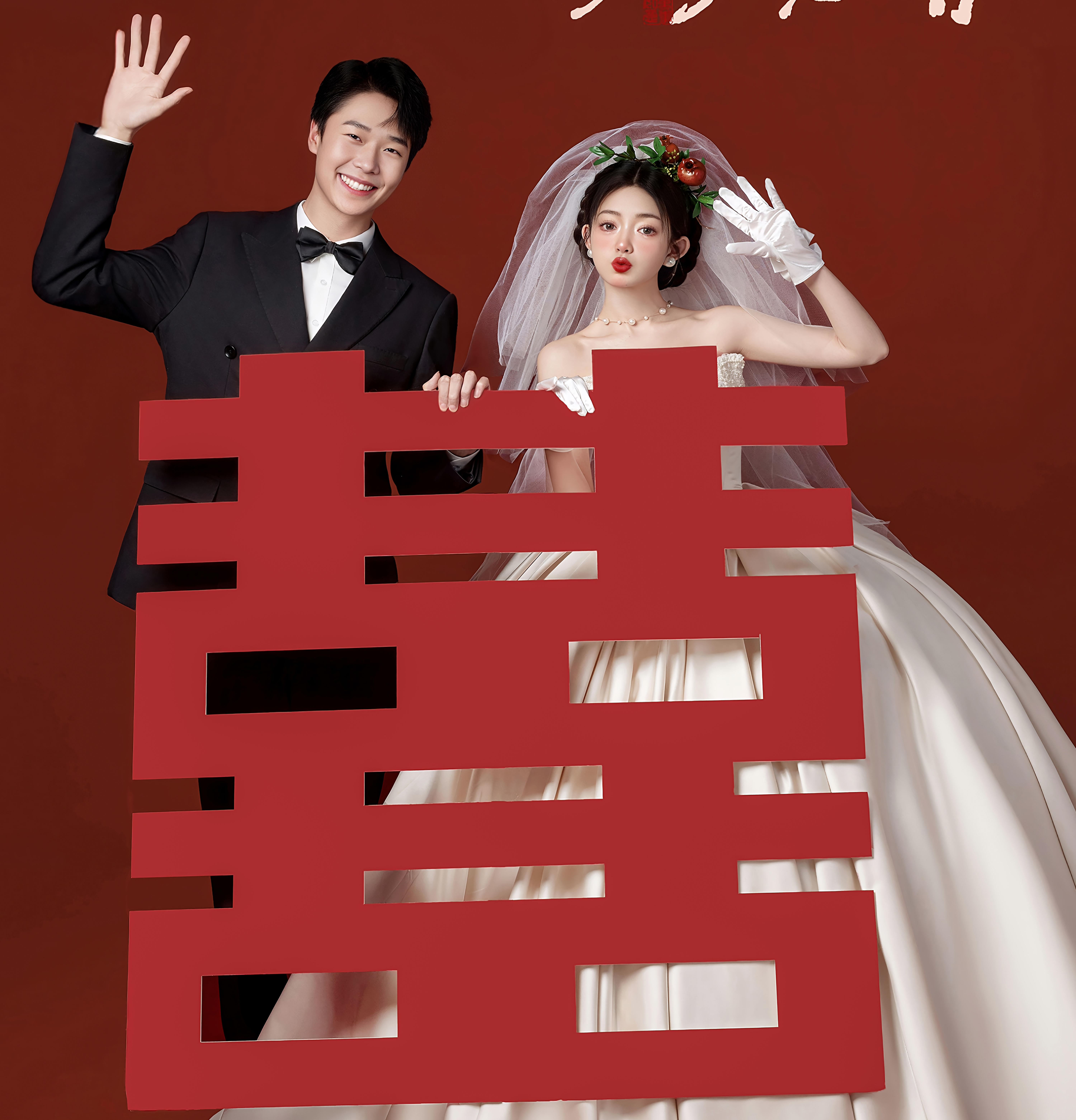 备婚冲鸭‼被夸爆的新中式婚纱照真太抢眼啦❗️