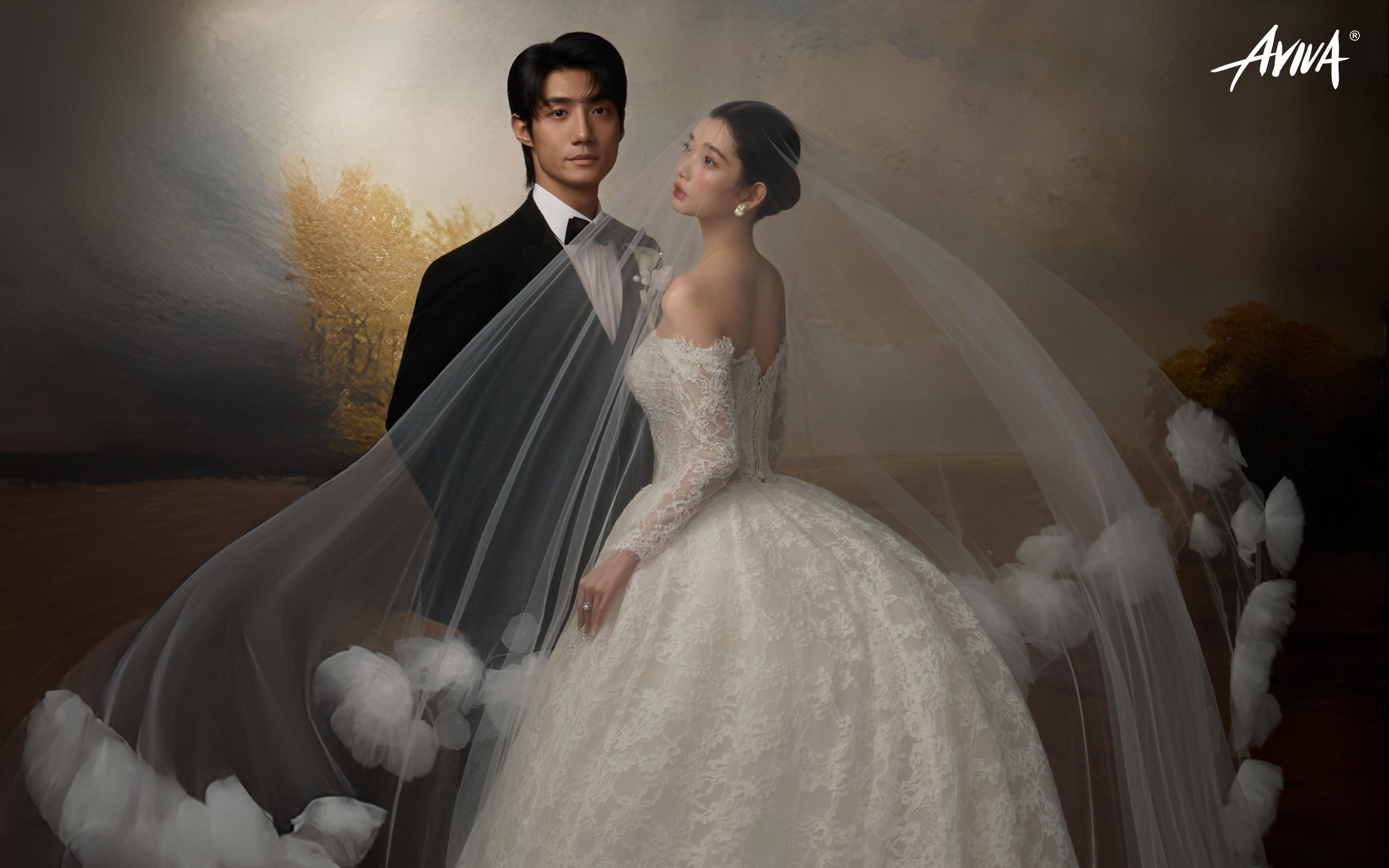 【真实客片】法式油画婚纱照丨邓友城&刘晓彤
