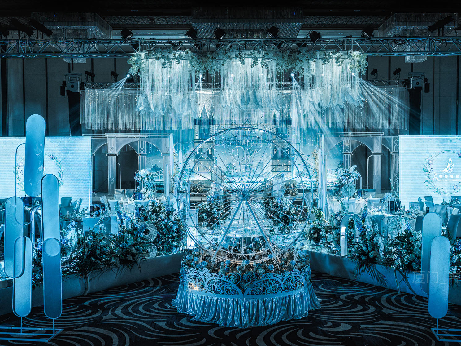 #吉美婚礼#冰蓝色系城堡梦幻唯美婚礼