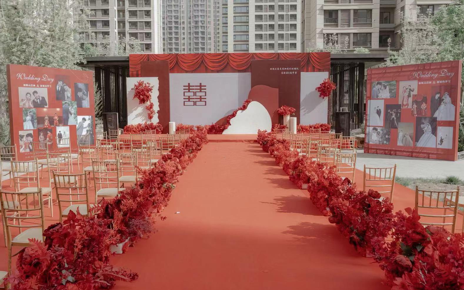 傳統(tǒng)紅色系簡單婚禮