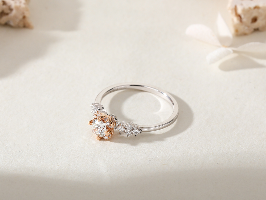 结婚钻戒定制网红热销款’刻度’求婚