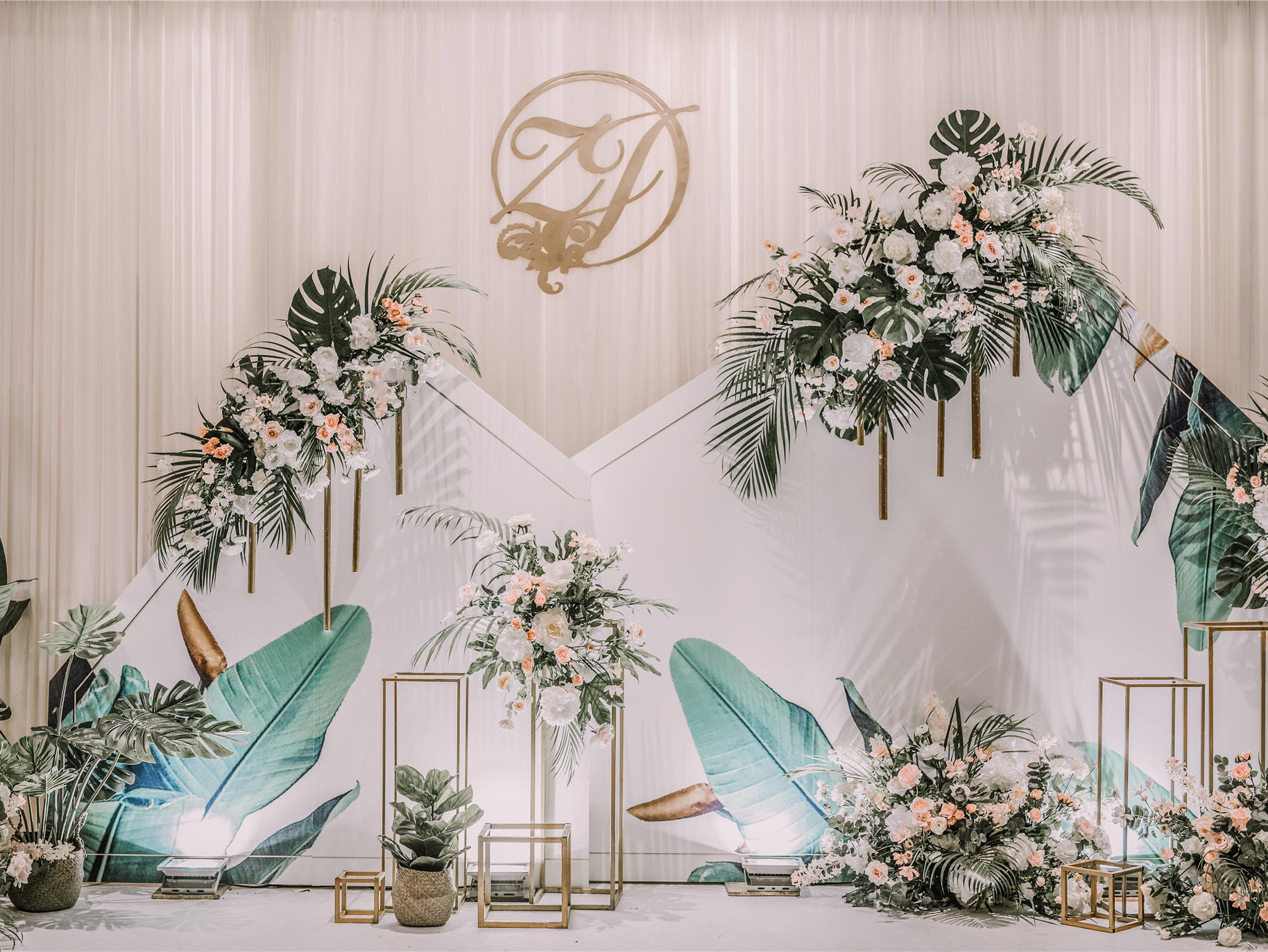 柏菲婚典——白绿色北欧ins简约风