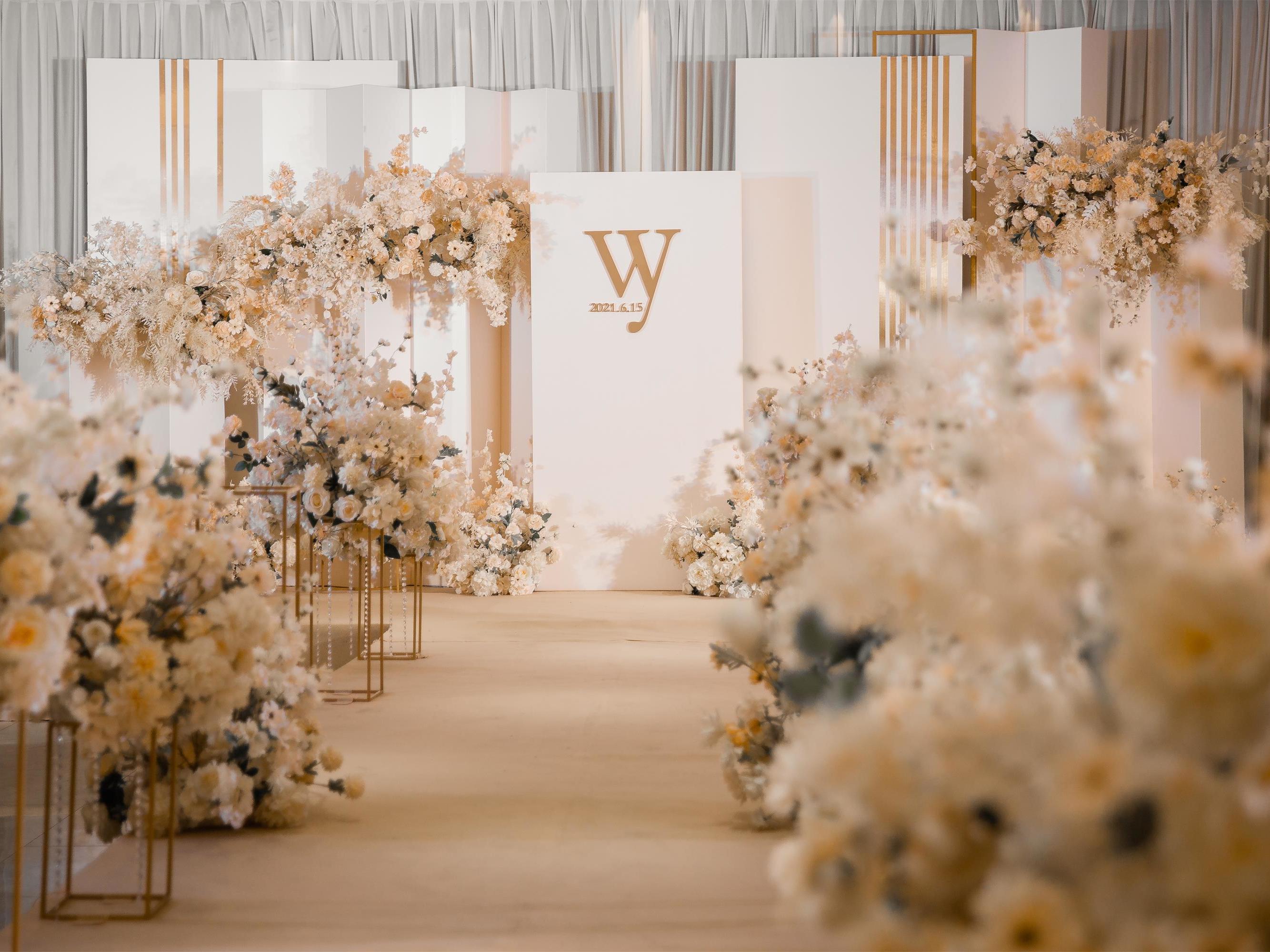 【良辰婚礼】温柔浪漫风格婚礼 香槟色  微醺