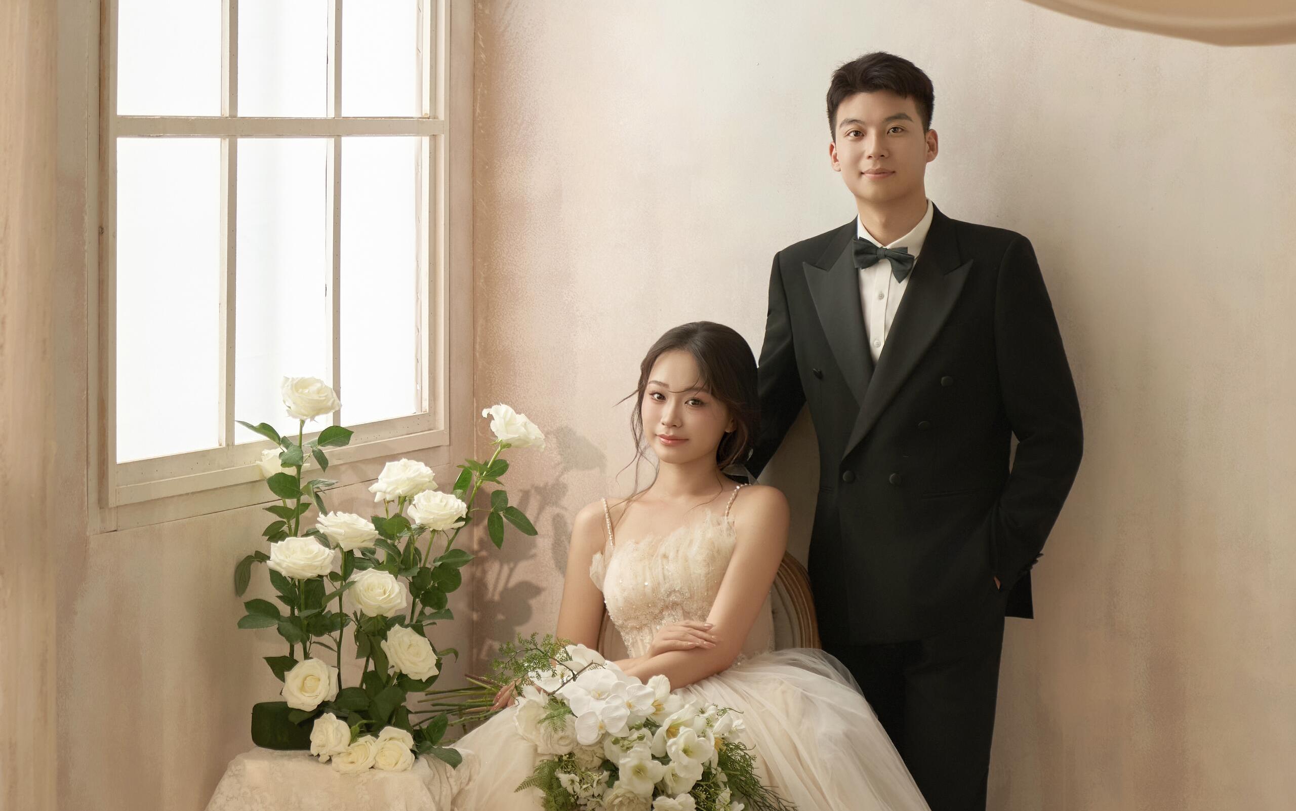 属于你们的法式风婚纱照来了
