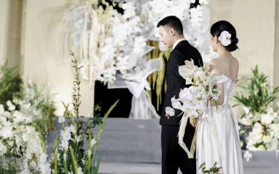 小清新白绿系婚礼