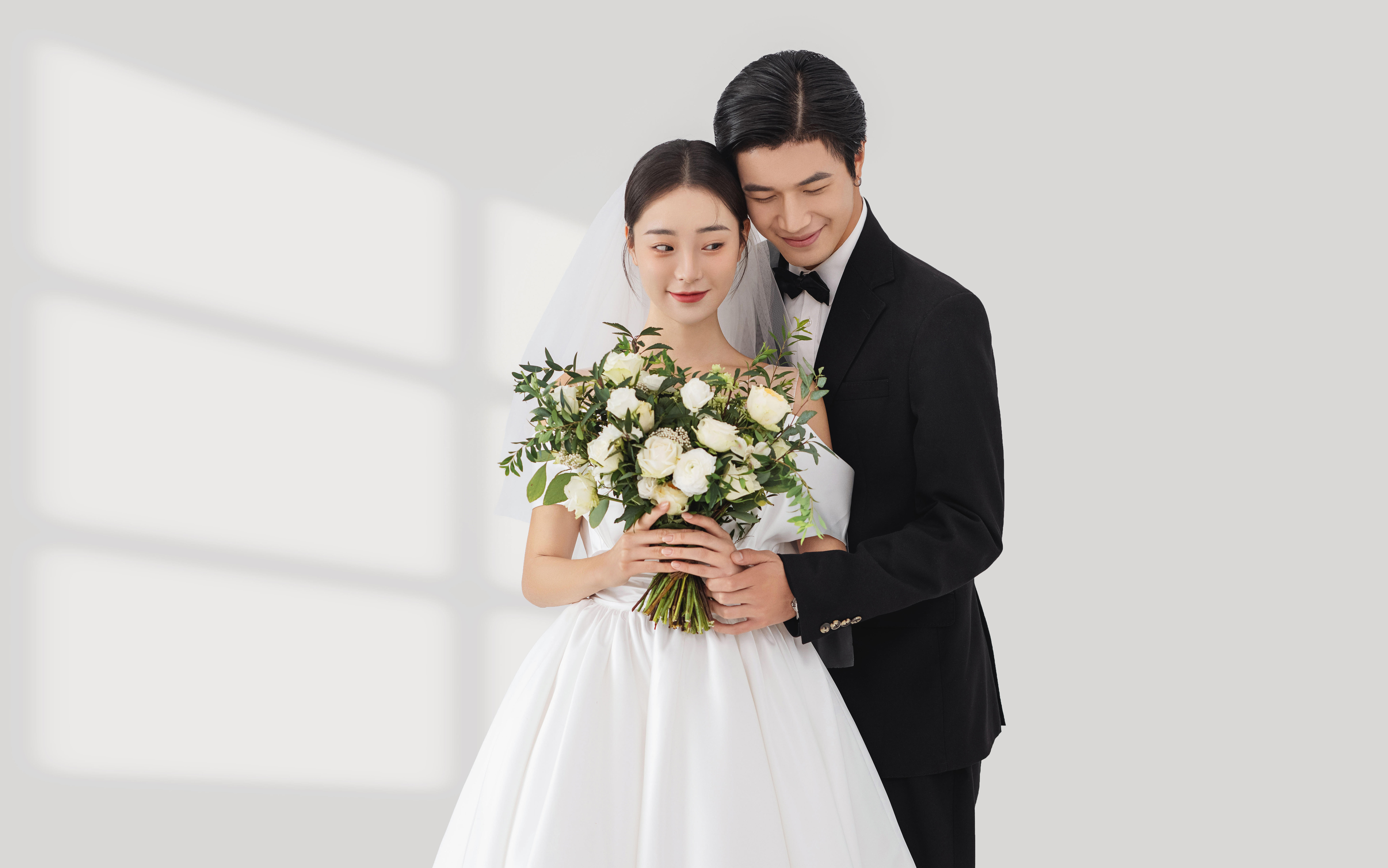 美到想私藏的韩式光影婚纱照