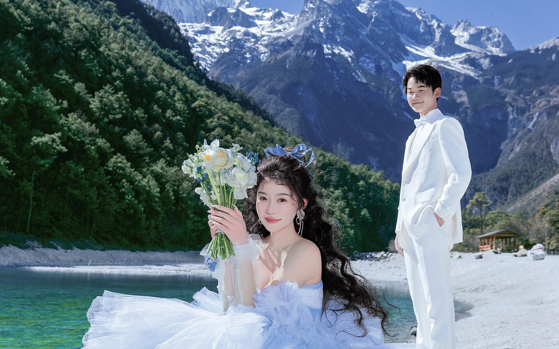 天氣很好，水也很藍(lán)，我是說，你很特別，我很喜歡