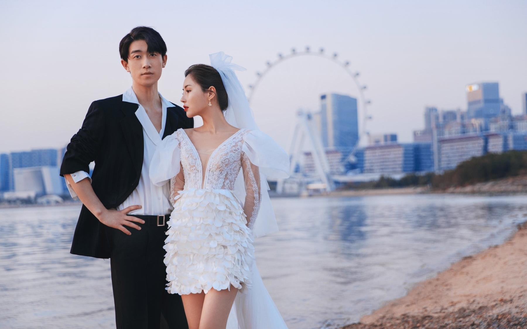 【不一样的海景】夕阳、晚风、摩天轮/这就是爱情