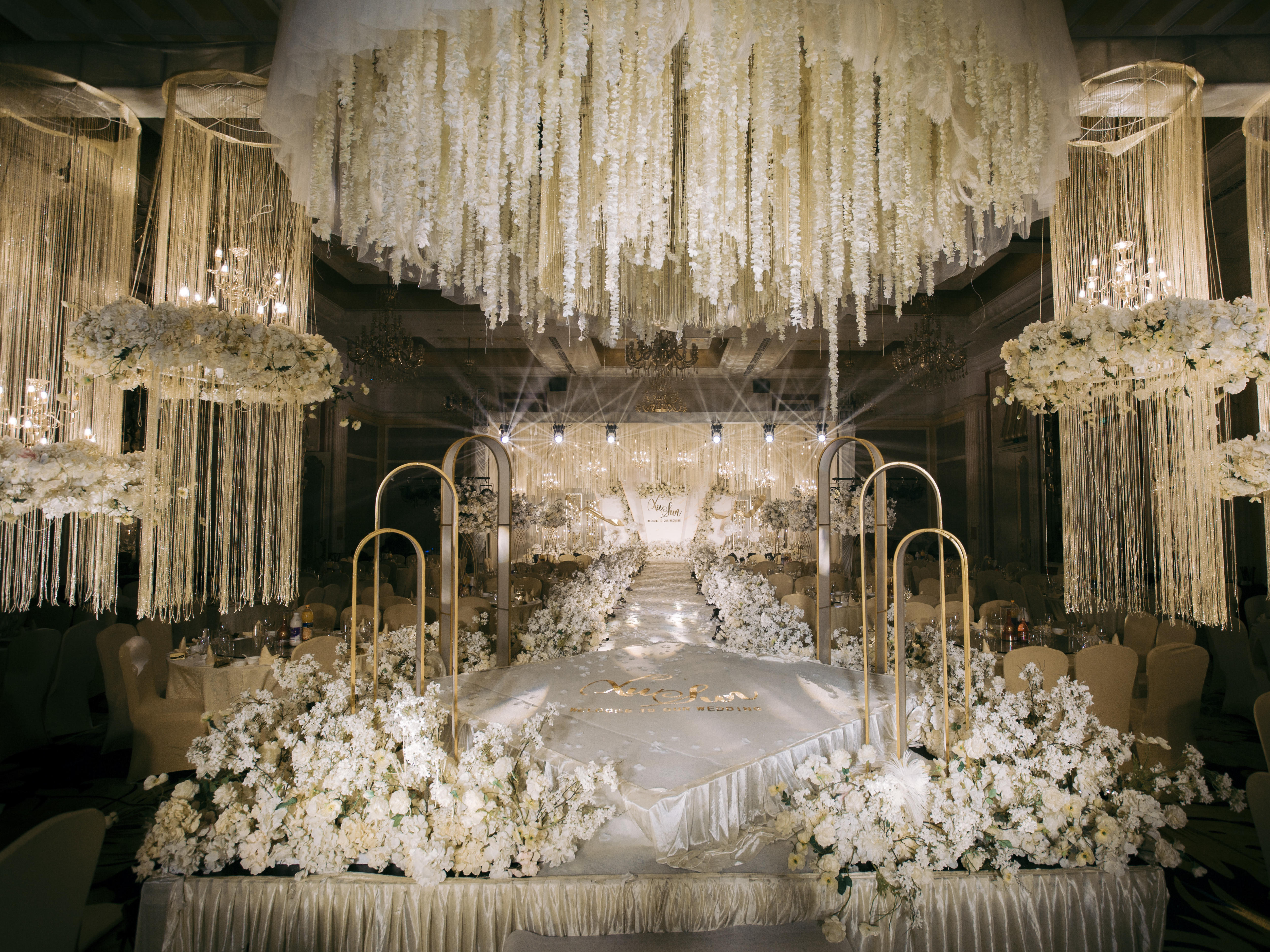 【SOPHIA】私人定制室内香槟色唯美主题婚礼