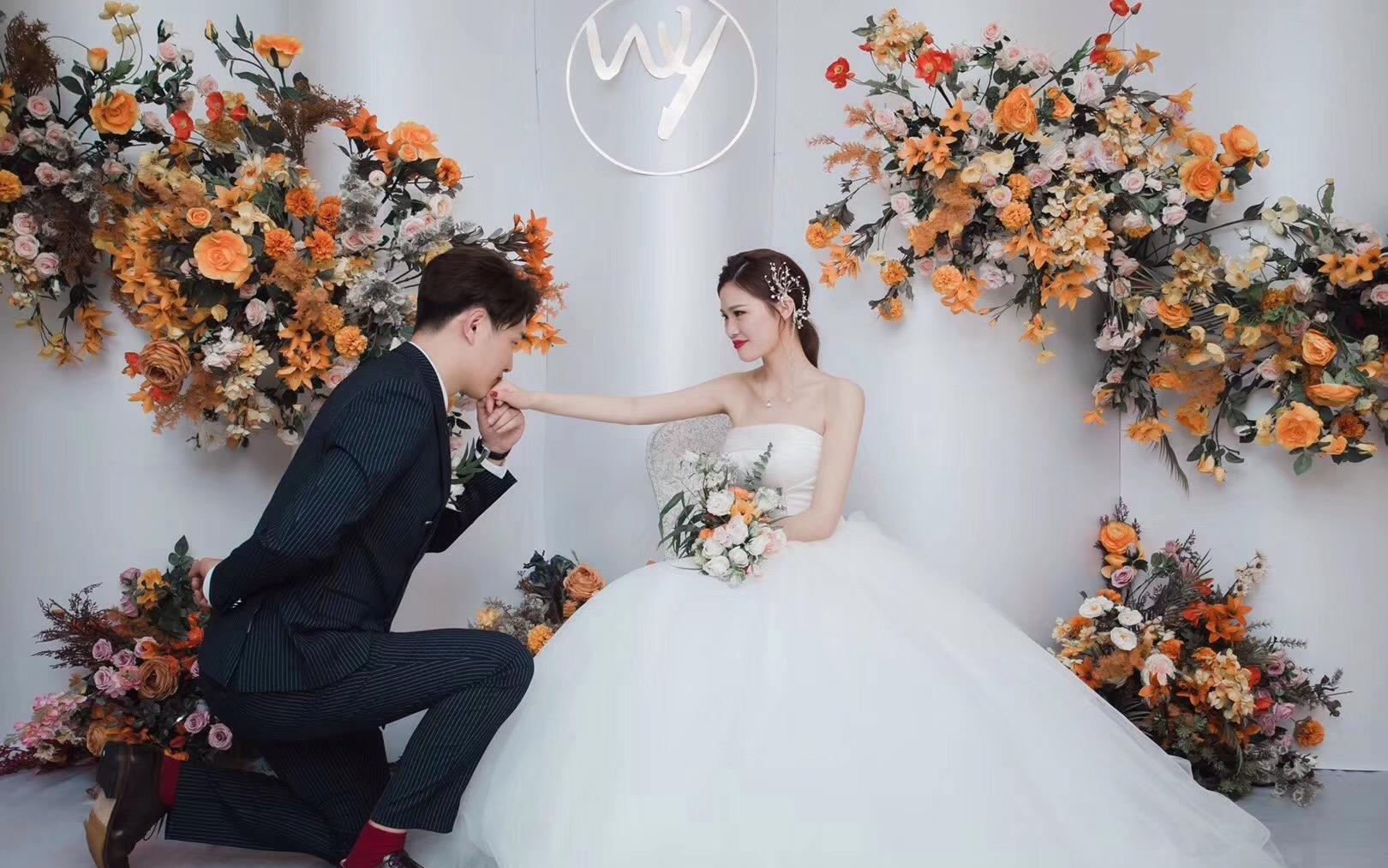 不食人间烟火-黛陌婚纱馆之纯白素纱客照分享