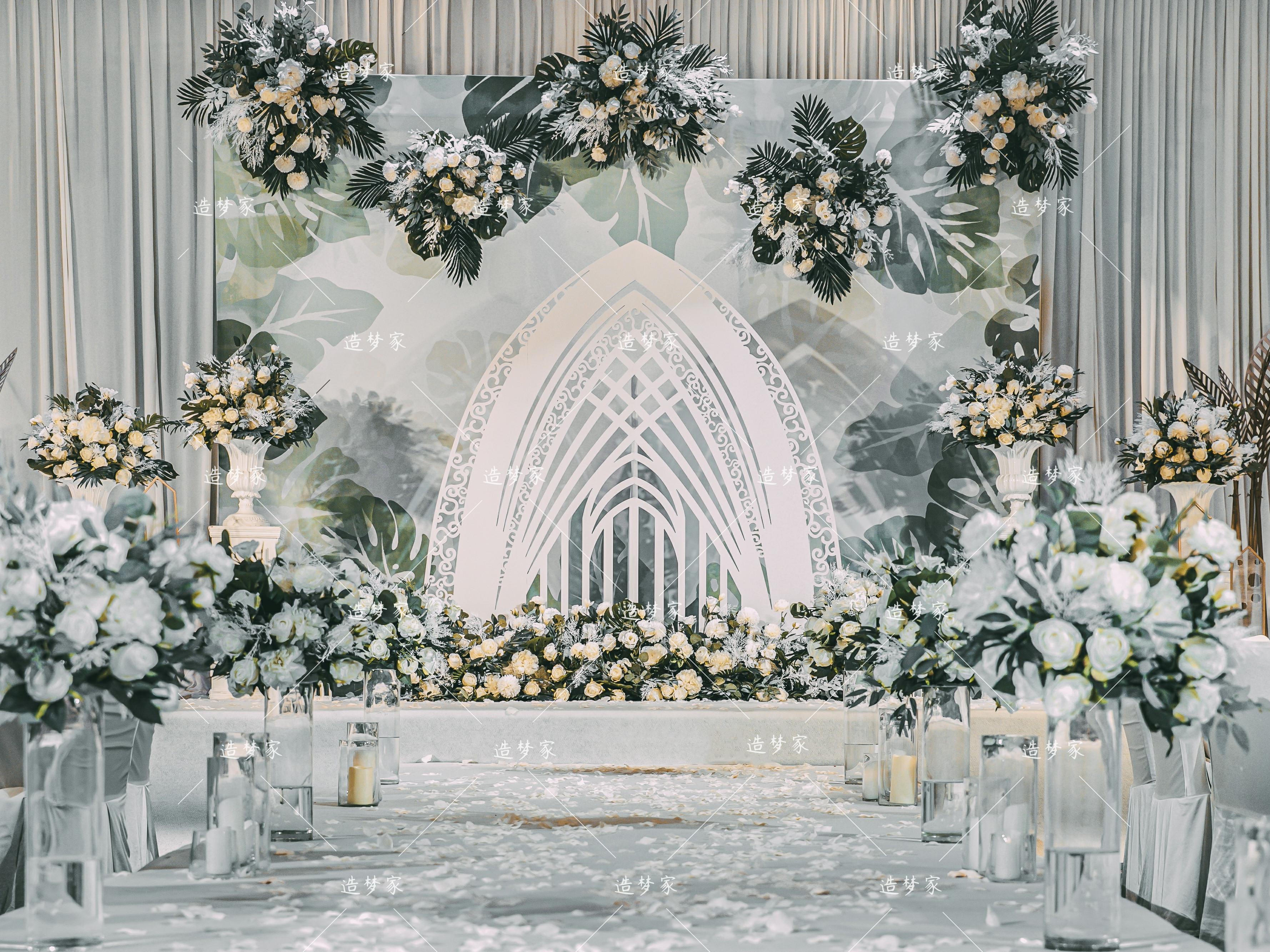 淄博 白色教堂 打造璀璨爱情