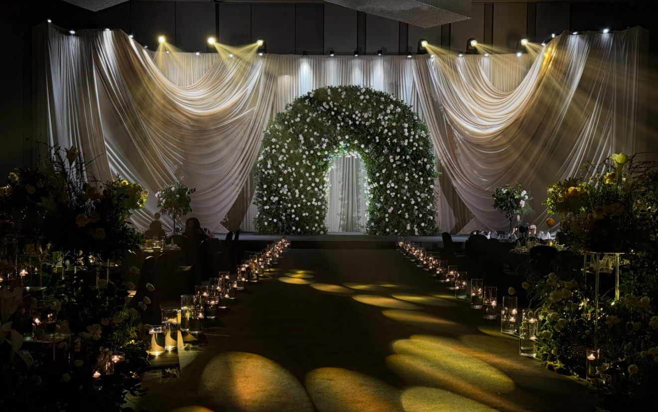 韓式布幔森系婚禮