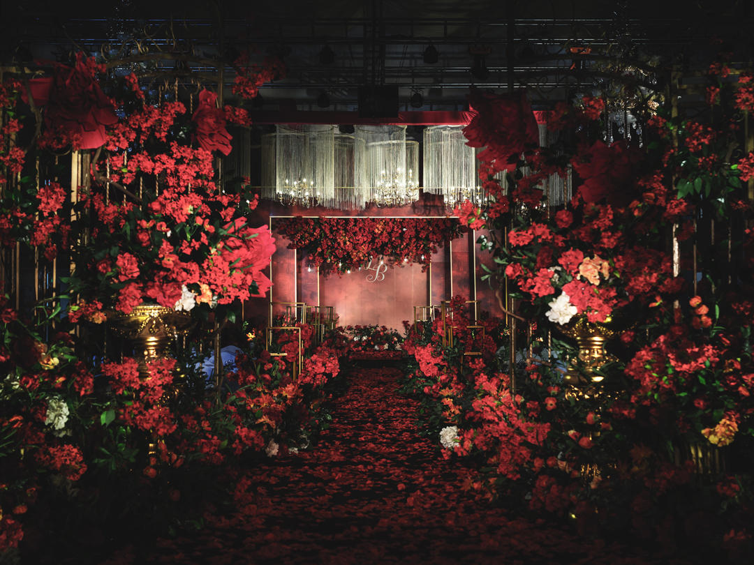 【纯轻奢婚礼布置】海量花艺+精美布置+唯美灯光