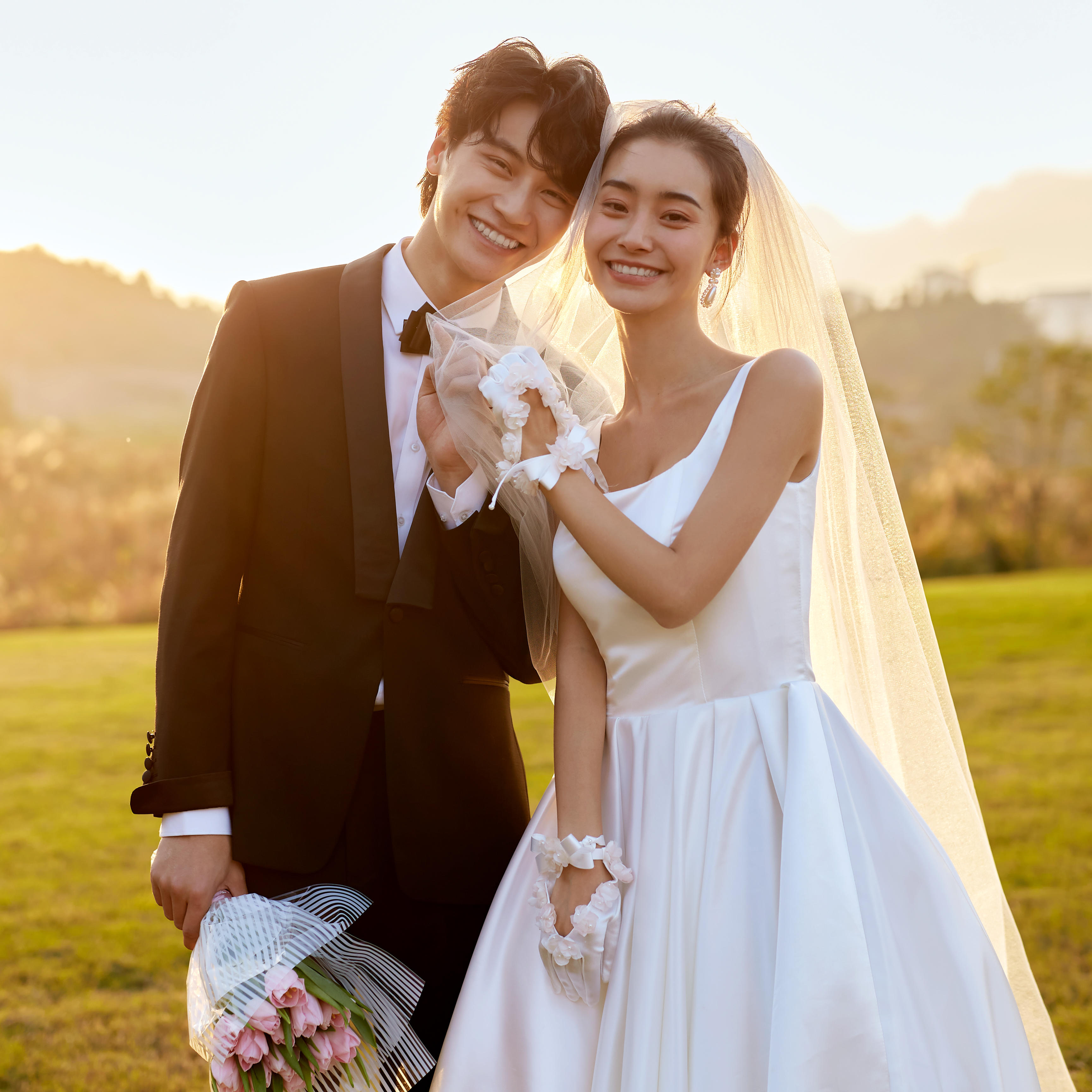 【进部摄影】草坪森系婚纱照