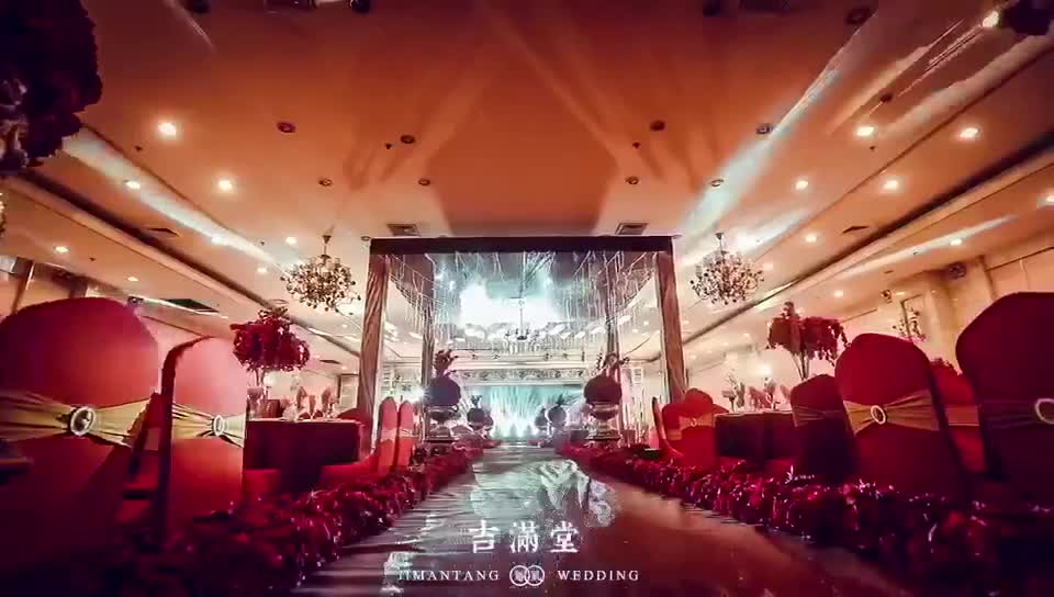 【吉满堂】&室内奢华婚礼  送首席四大
